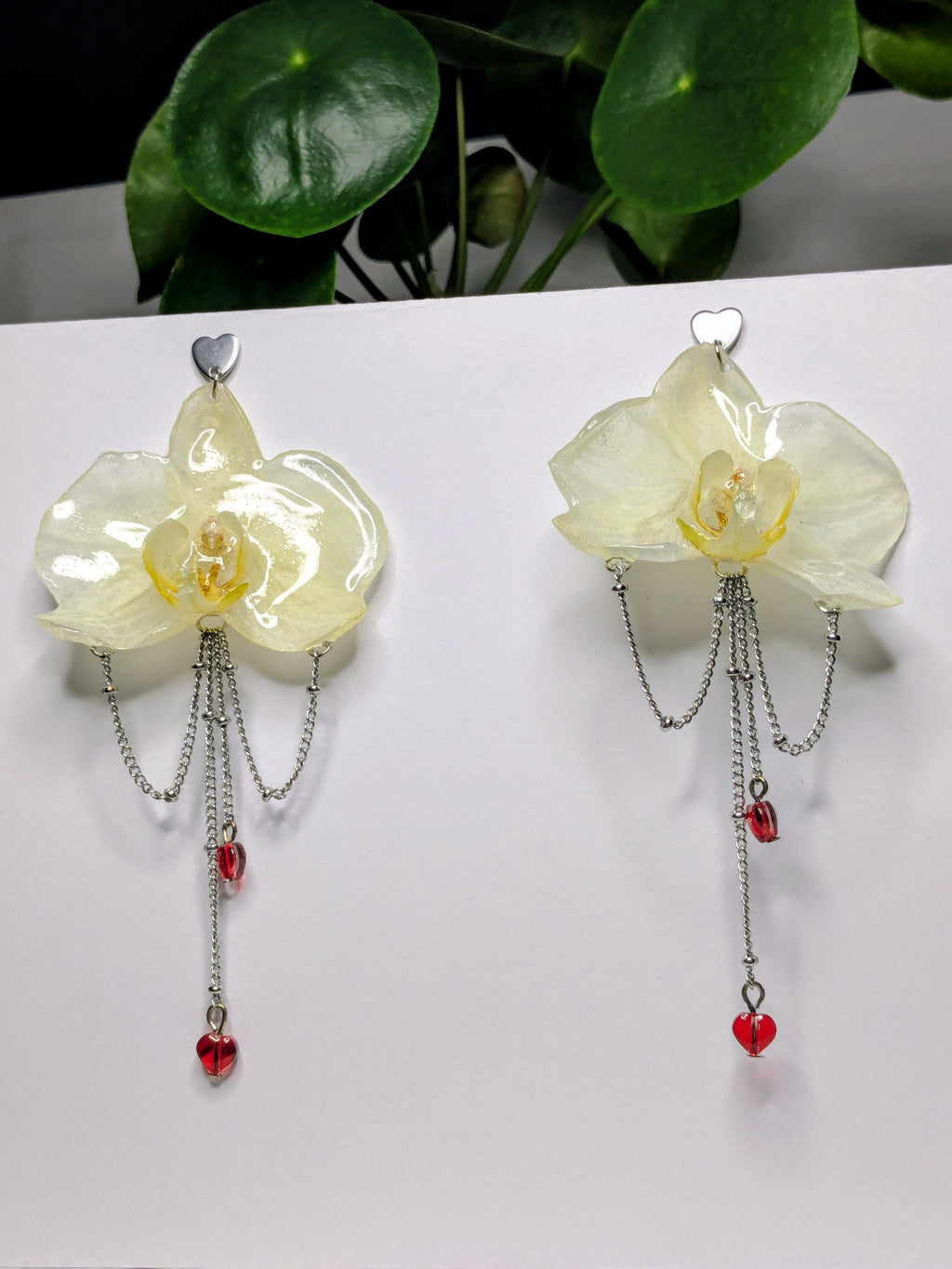 Boucles d'oreilles Orchidées