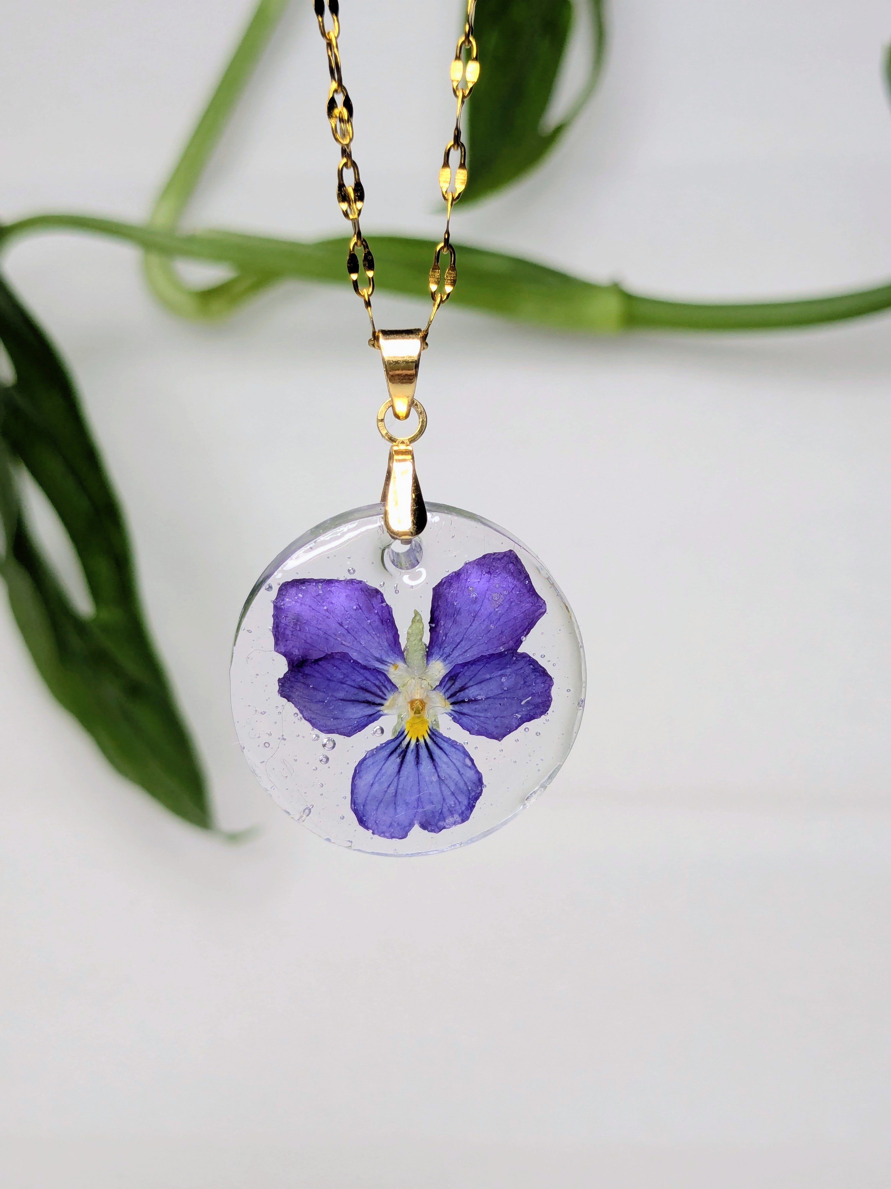 Pendentif Pensée