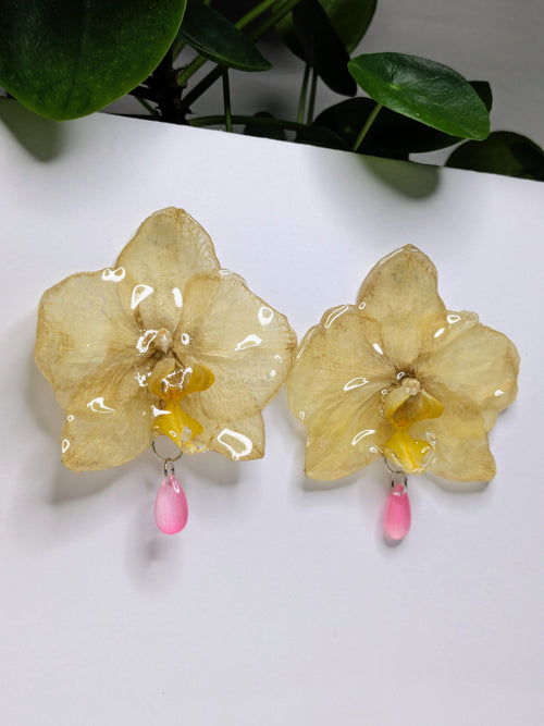 Boucles d'oreilles Elvira Orchidées L