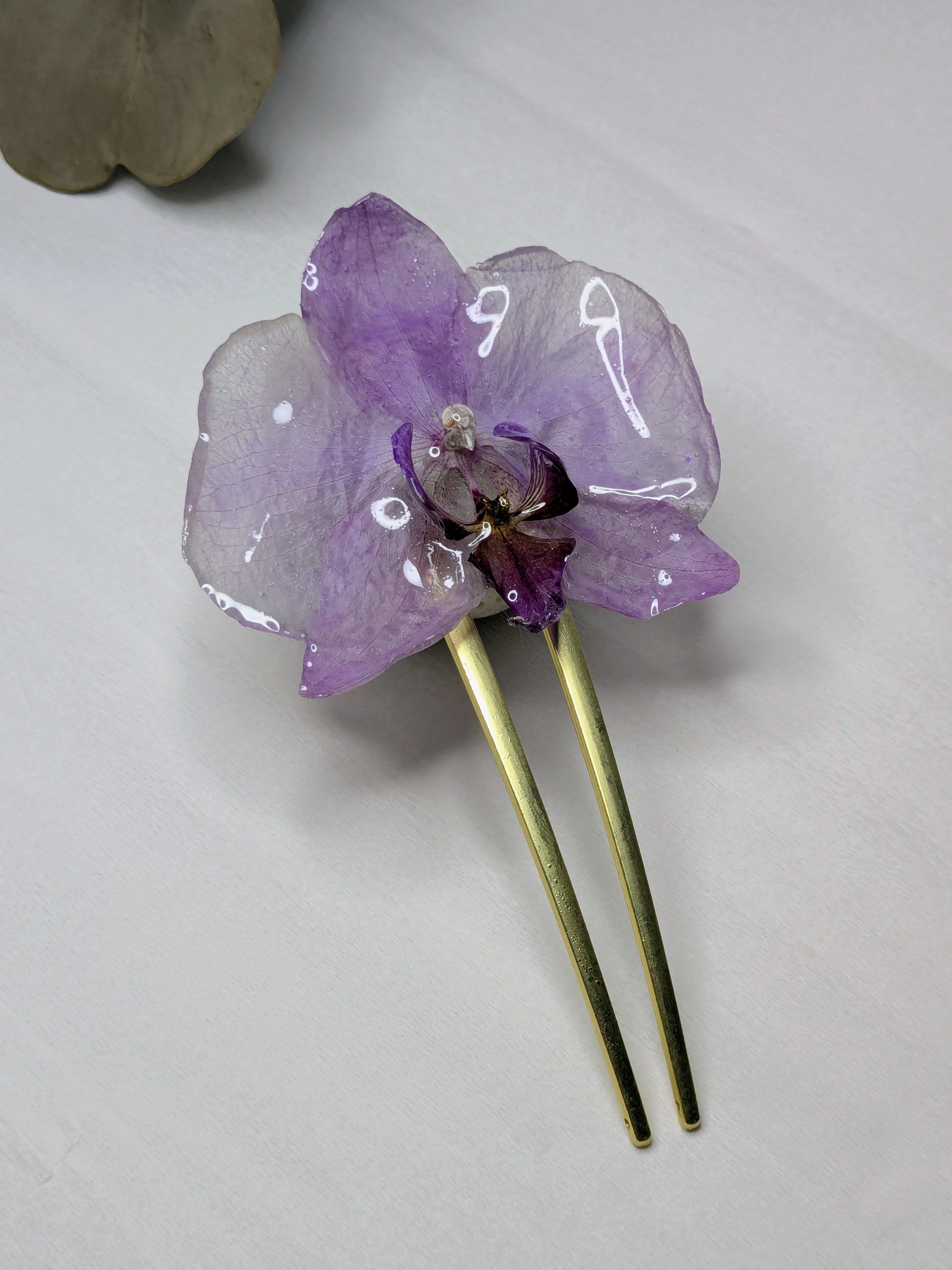 Pique à cheveux Orchidée