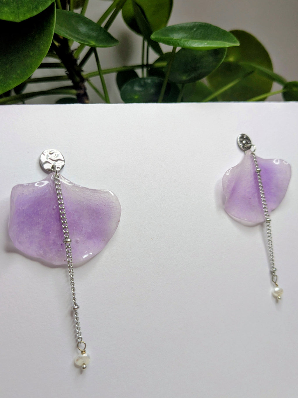 Boucles d'oreilles Orchidées