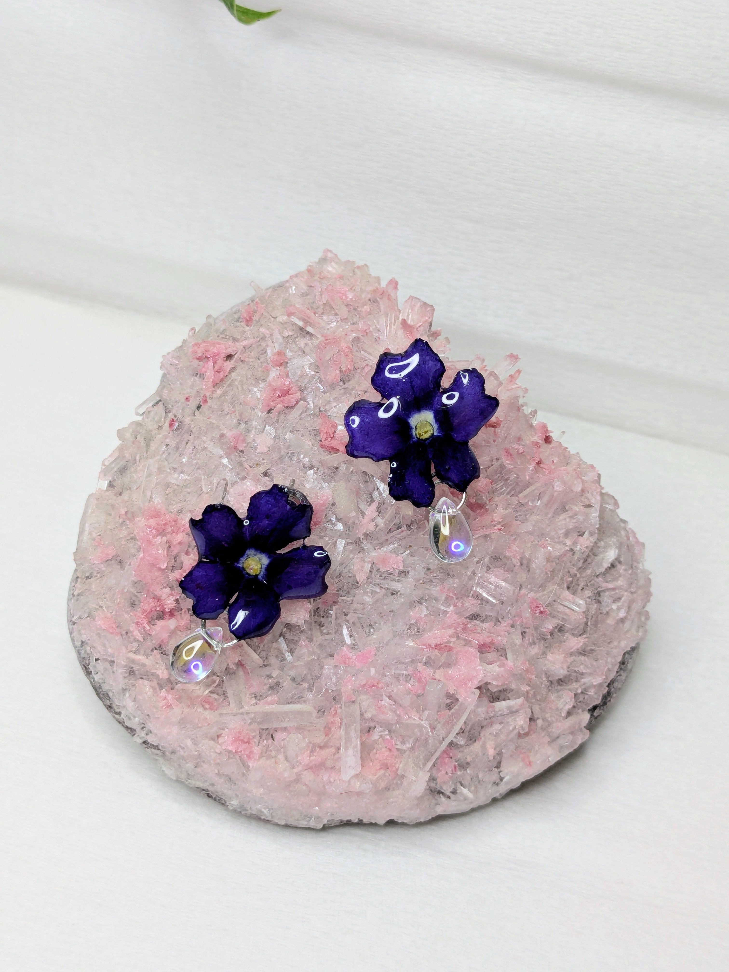 Boucles d'oreilles Verveines