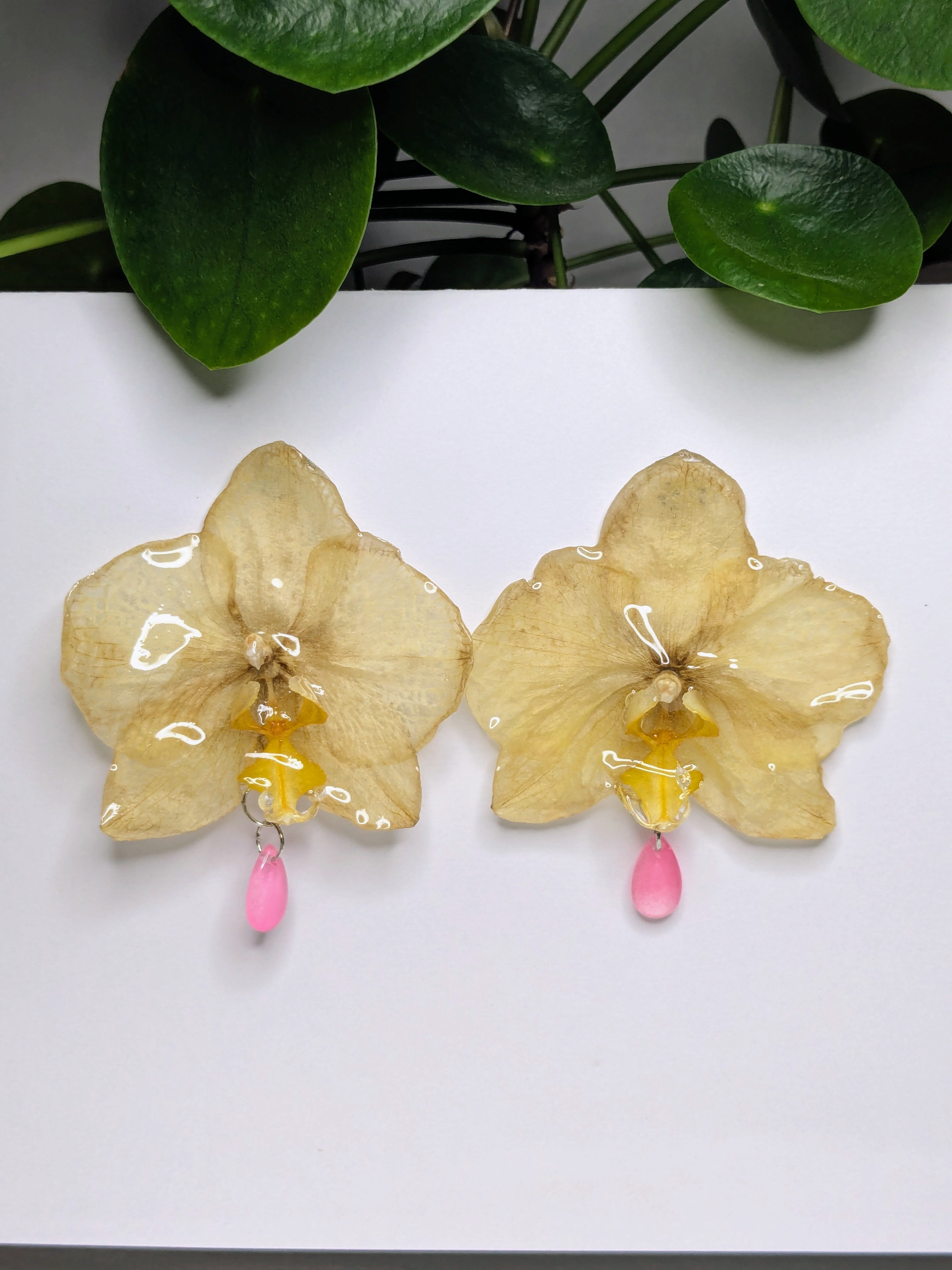 Boucles d'oreilles Elvira Orchidées L