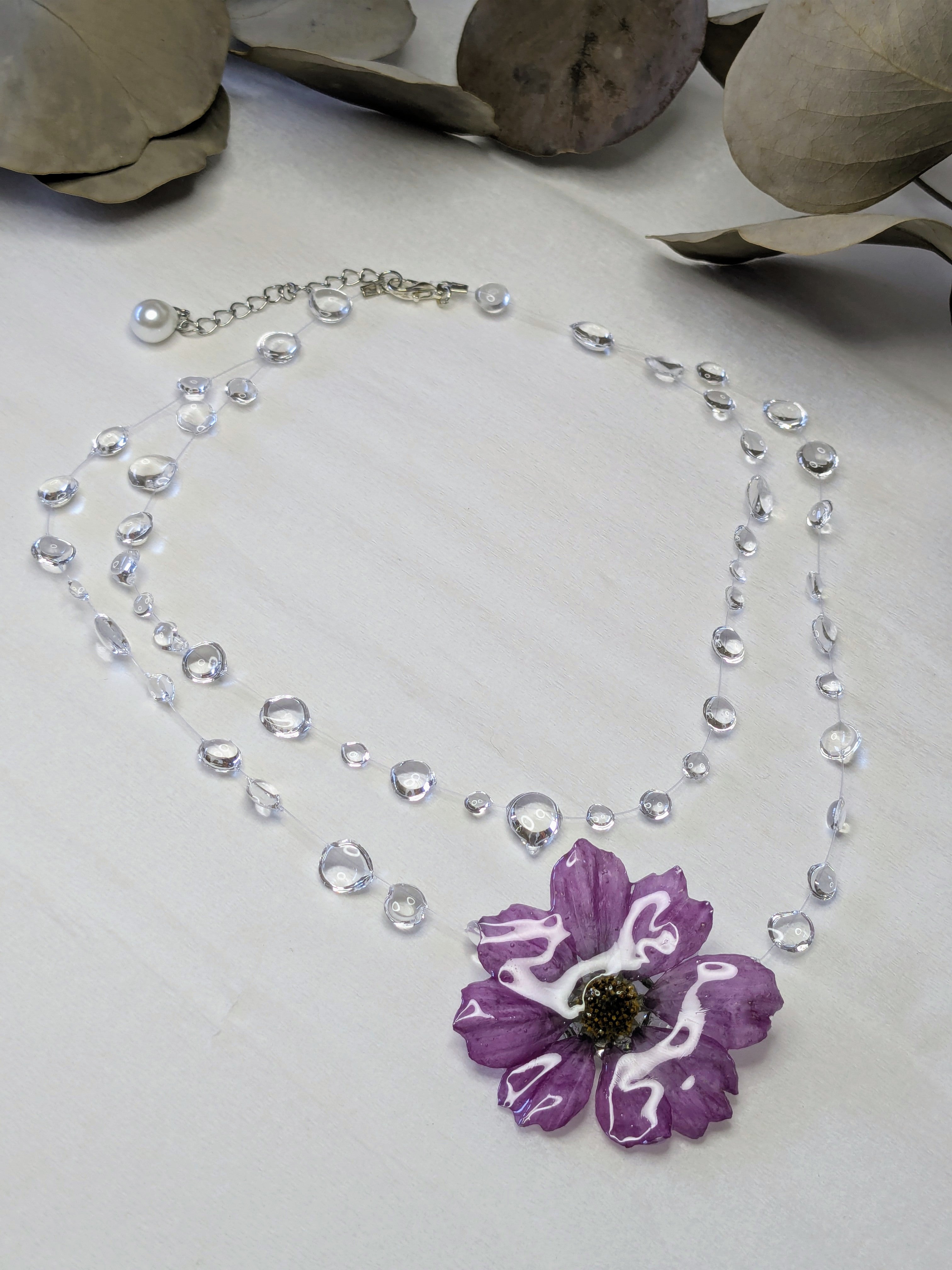 Collier Cosmos pluie