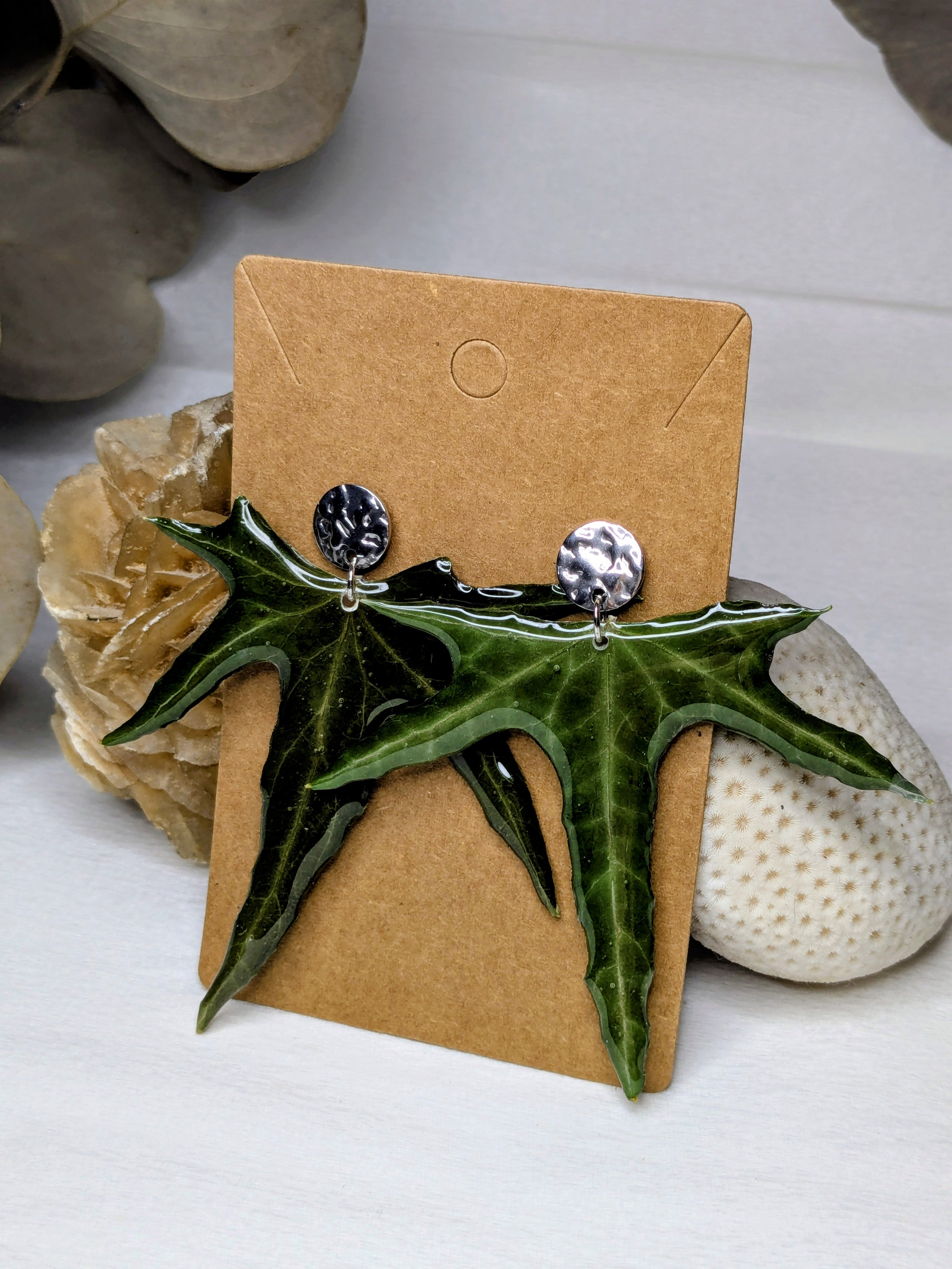 Boucles d'oreilles Lierre