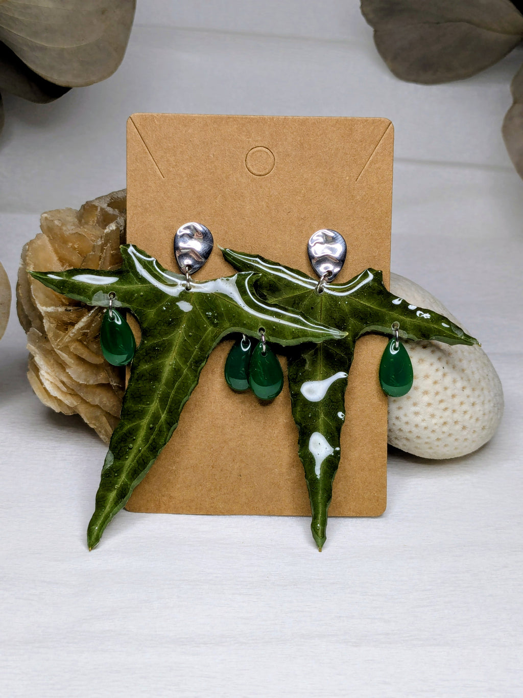 Boucles d'oreilles Lierre
