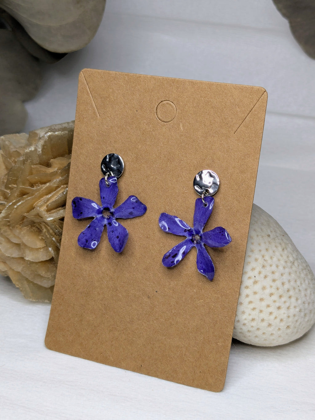 Boucles d'oreilles Pervenches