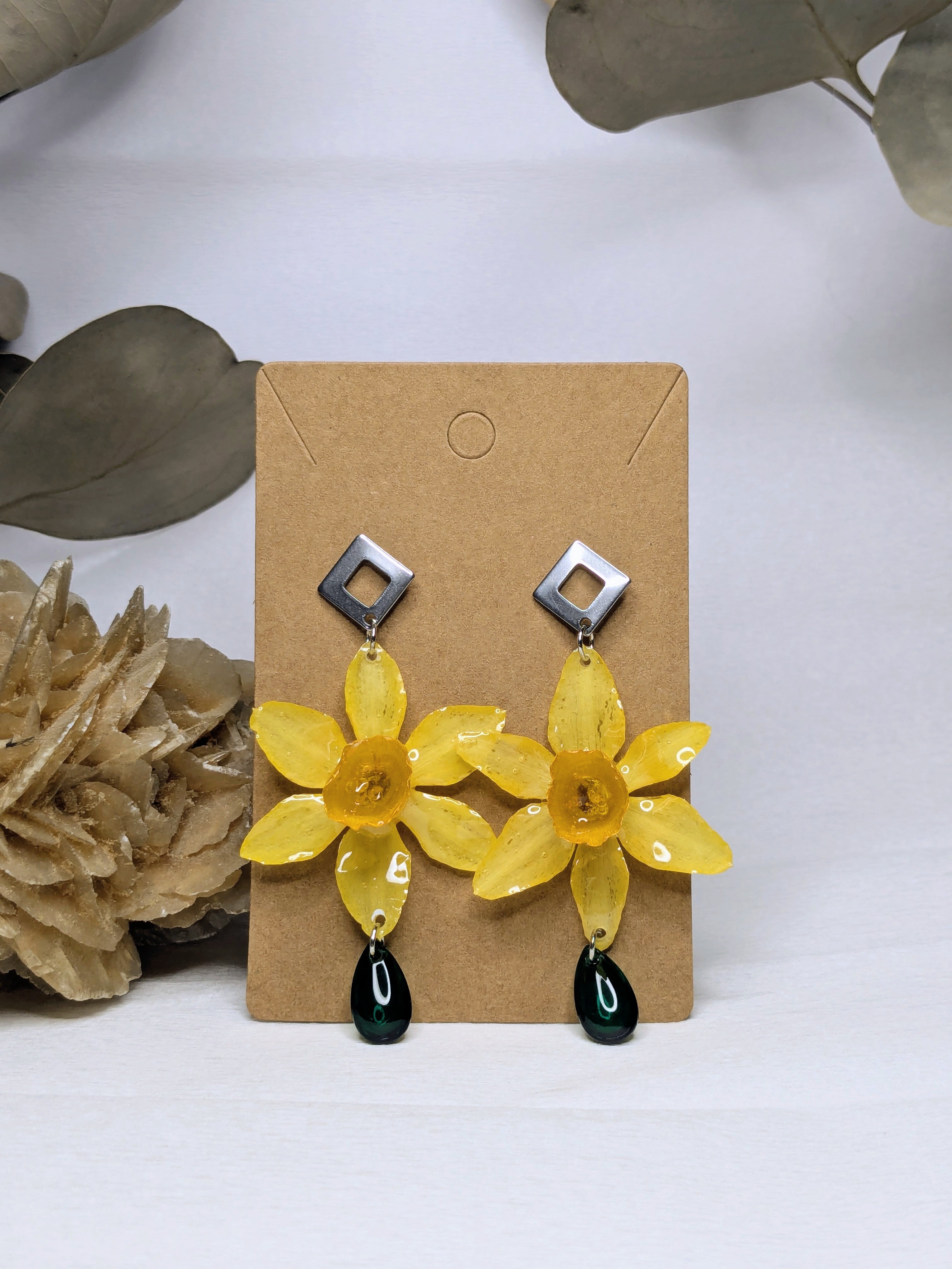 Boucles d'oreilles Sylva Mini Jonquilles