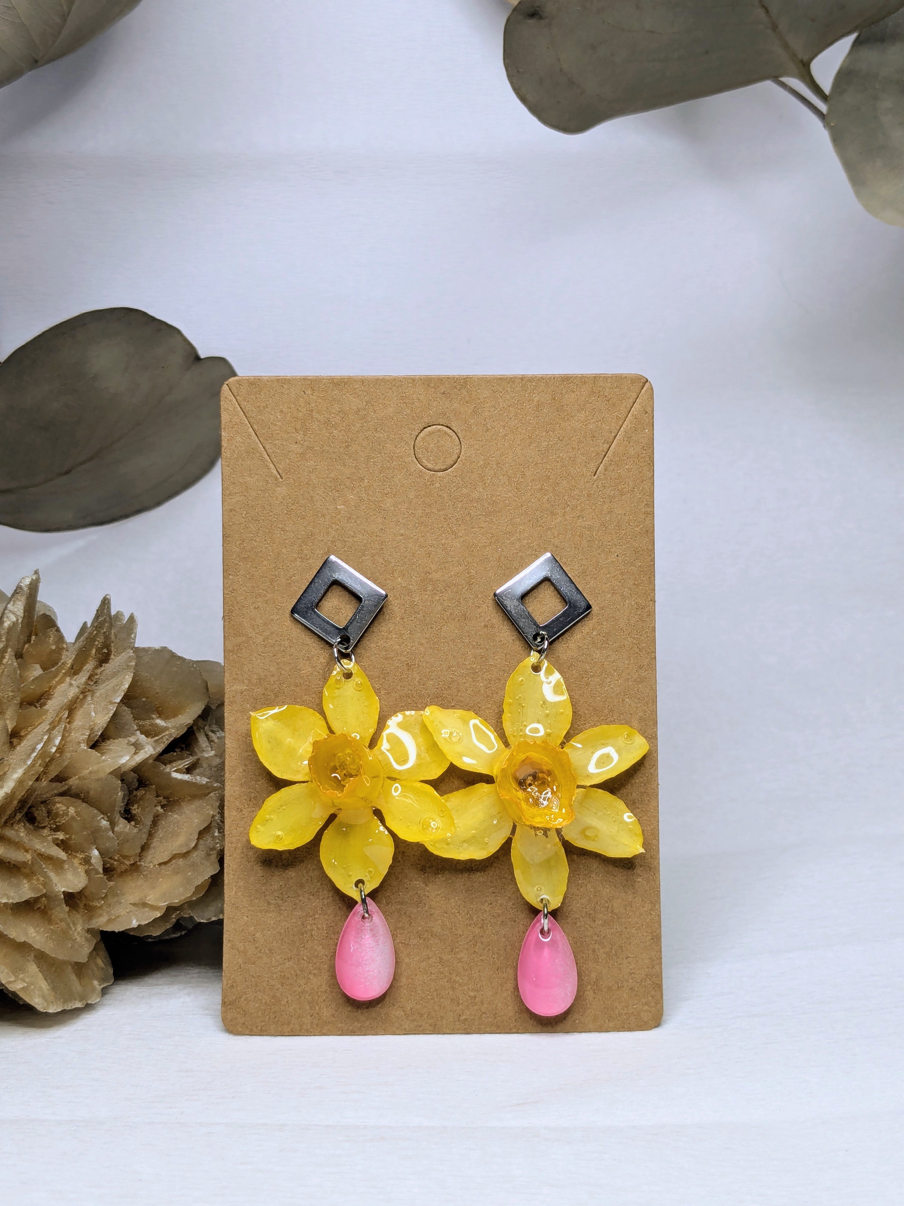 Boucles d'oreilles Sylva Mini Jonquilles