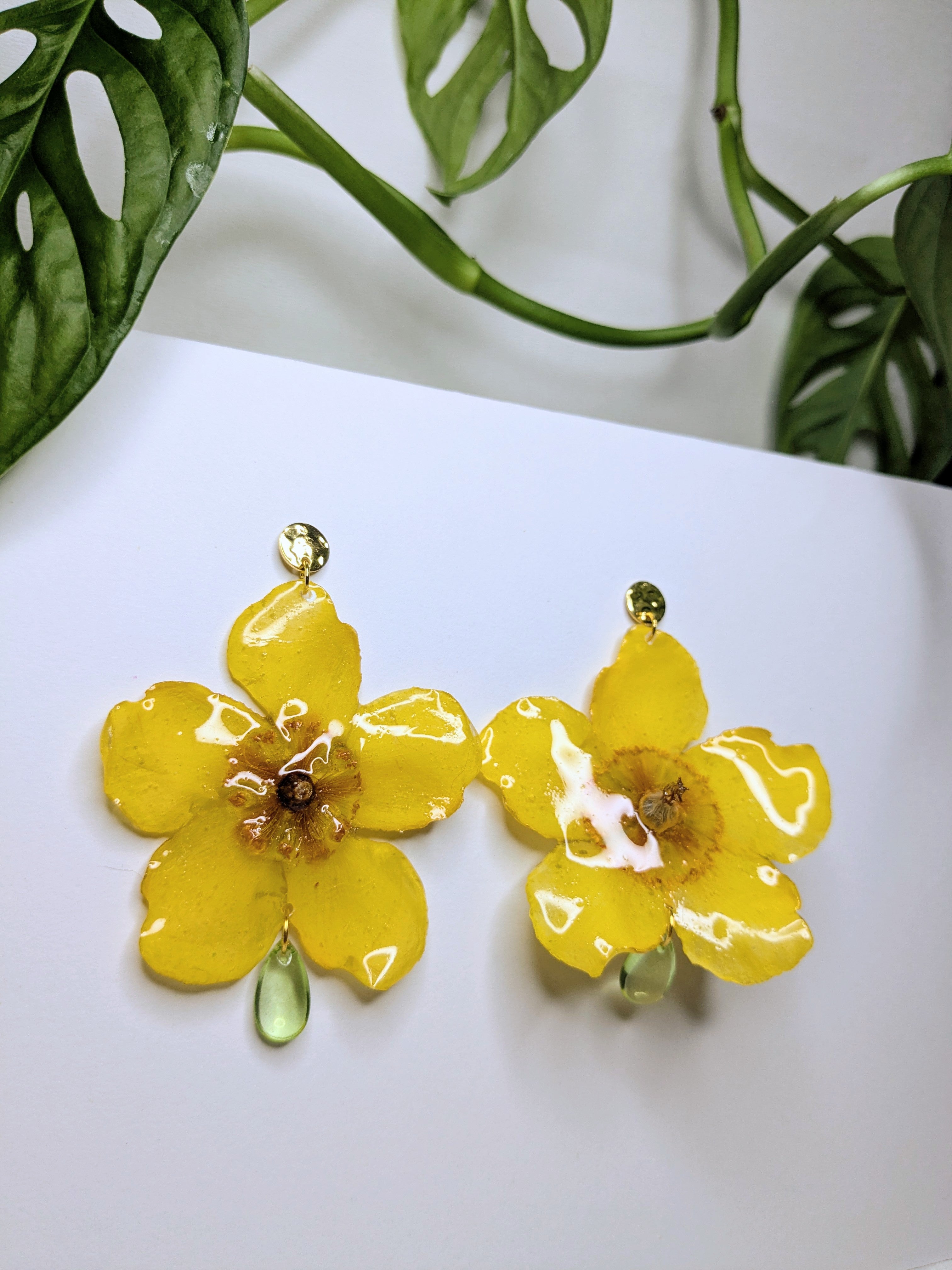 Boucles d'oreilles Selene Millepertuis géantes