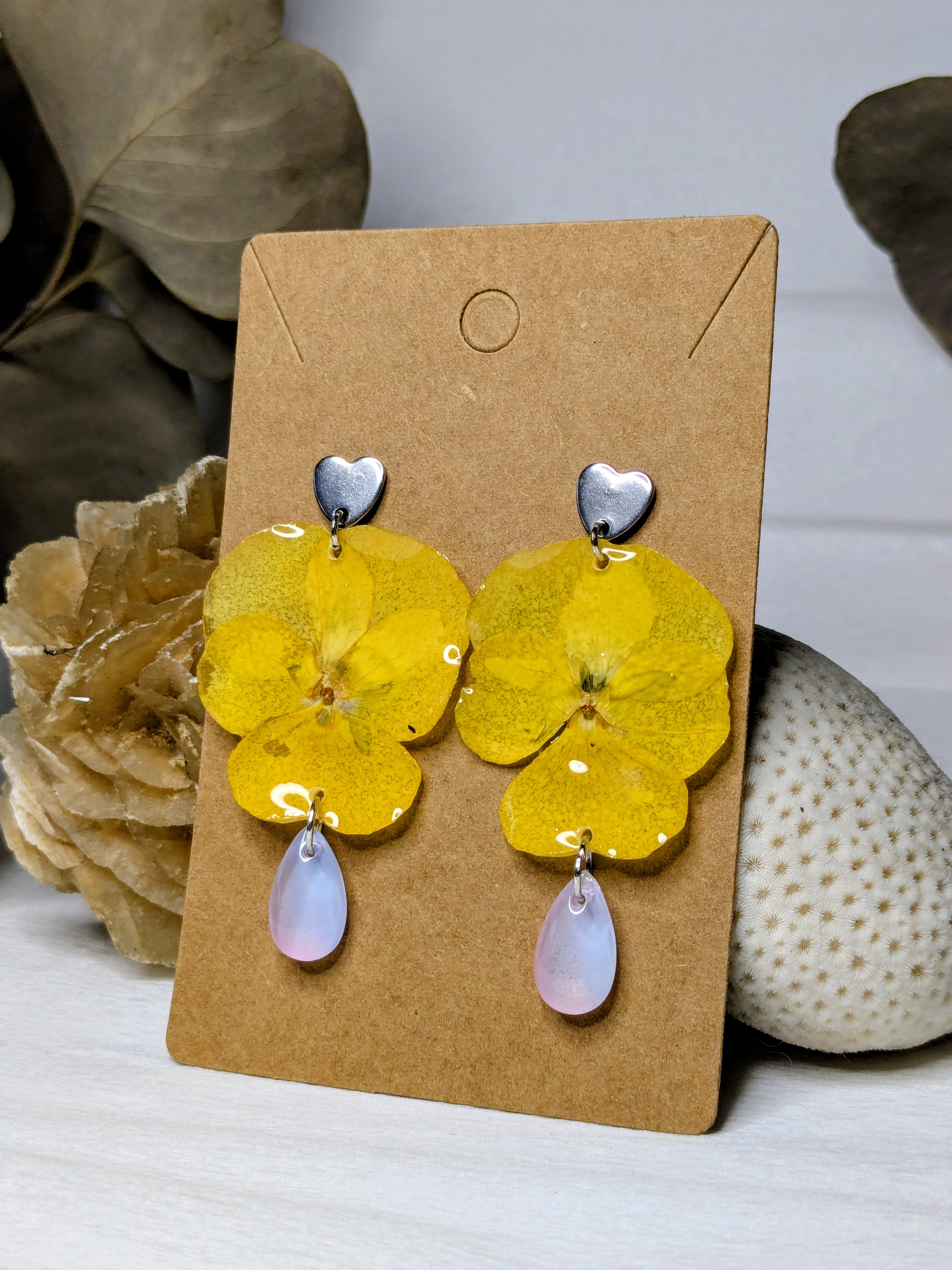 Boucles d'oreilles Freya Pensées