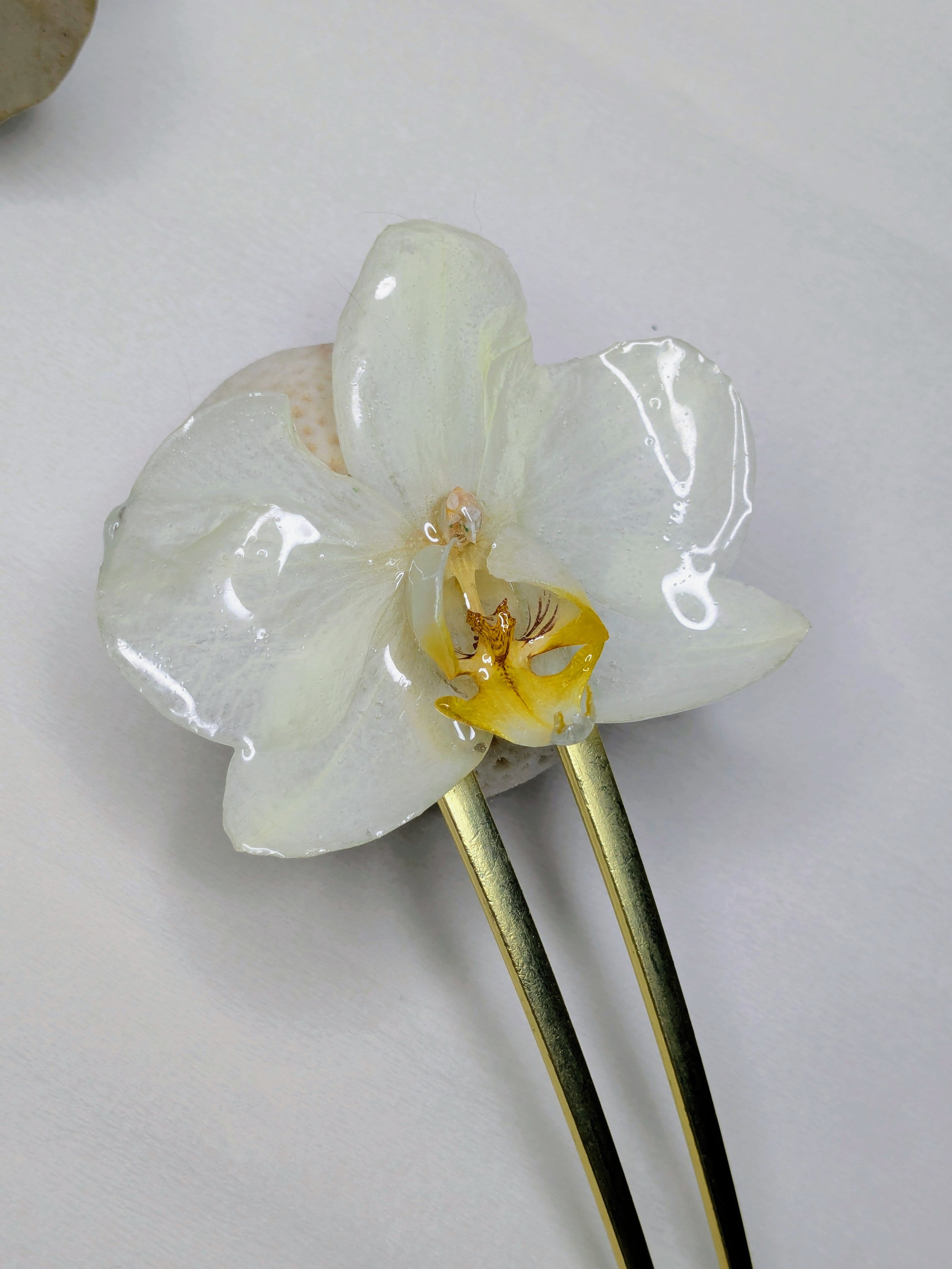 Pique à cheveux Orchidée