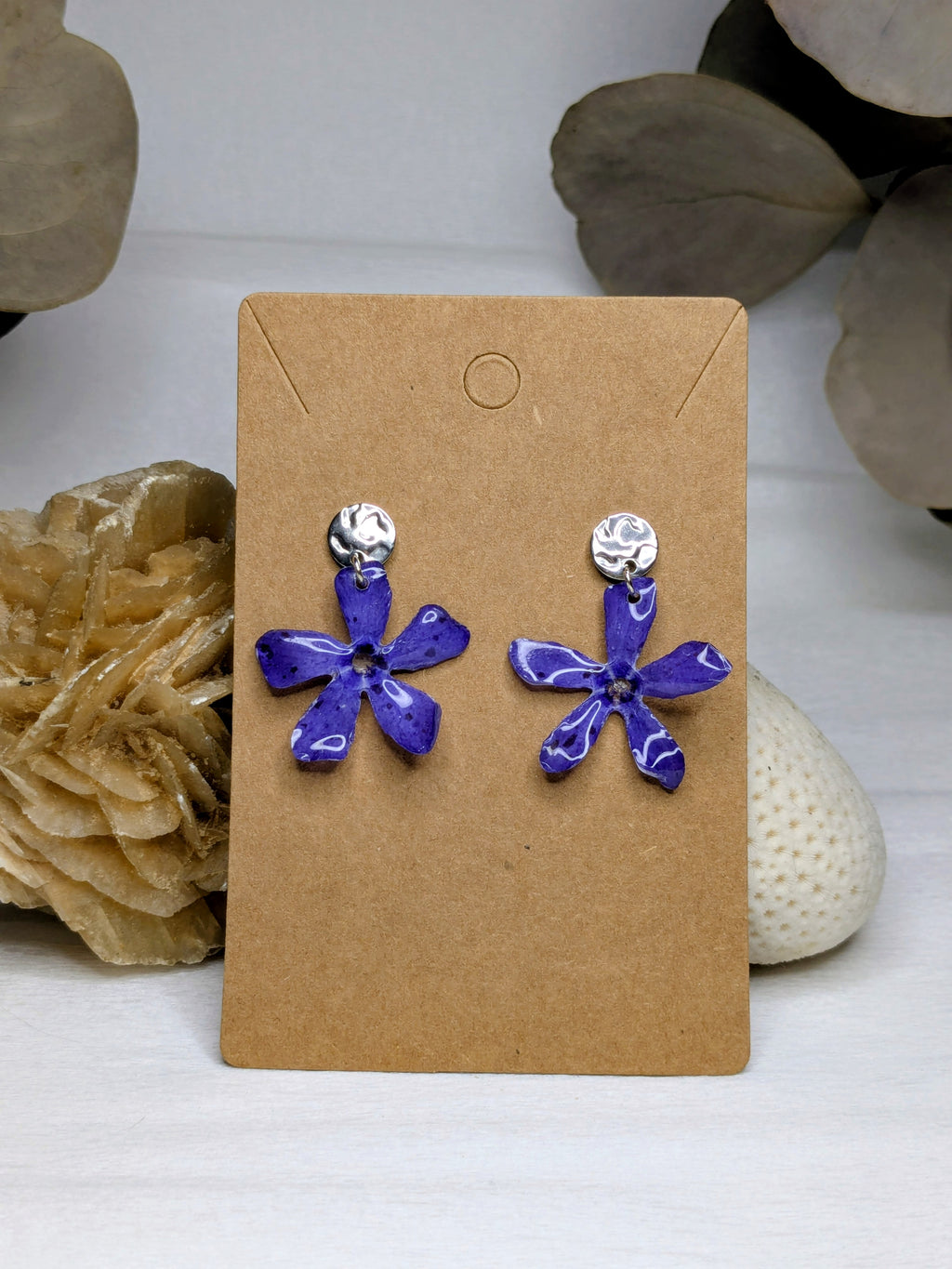 Boucles d'oreilles Pervenches