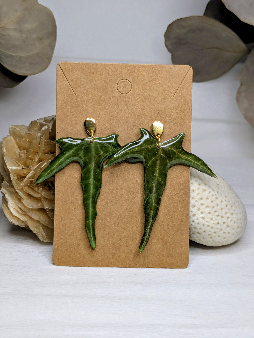 Boucles d'oreilles Lierre