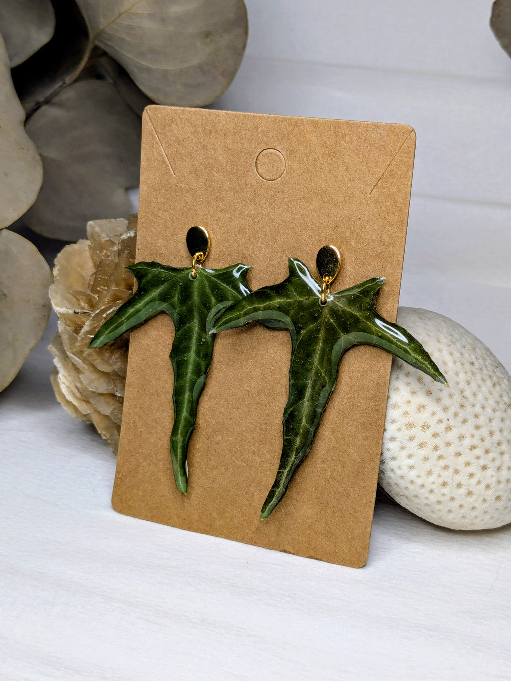 Boucles d'oreilles Lierre