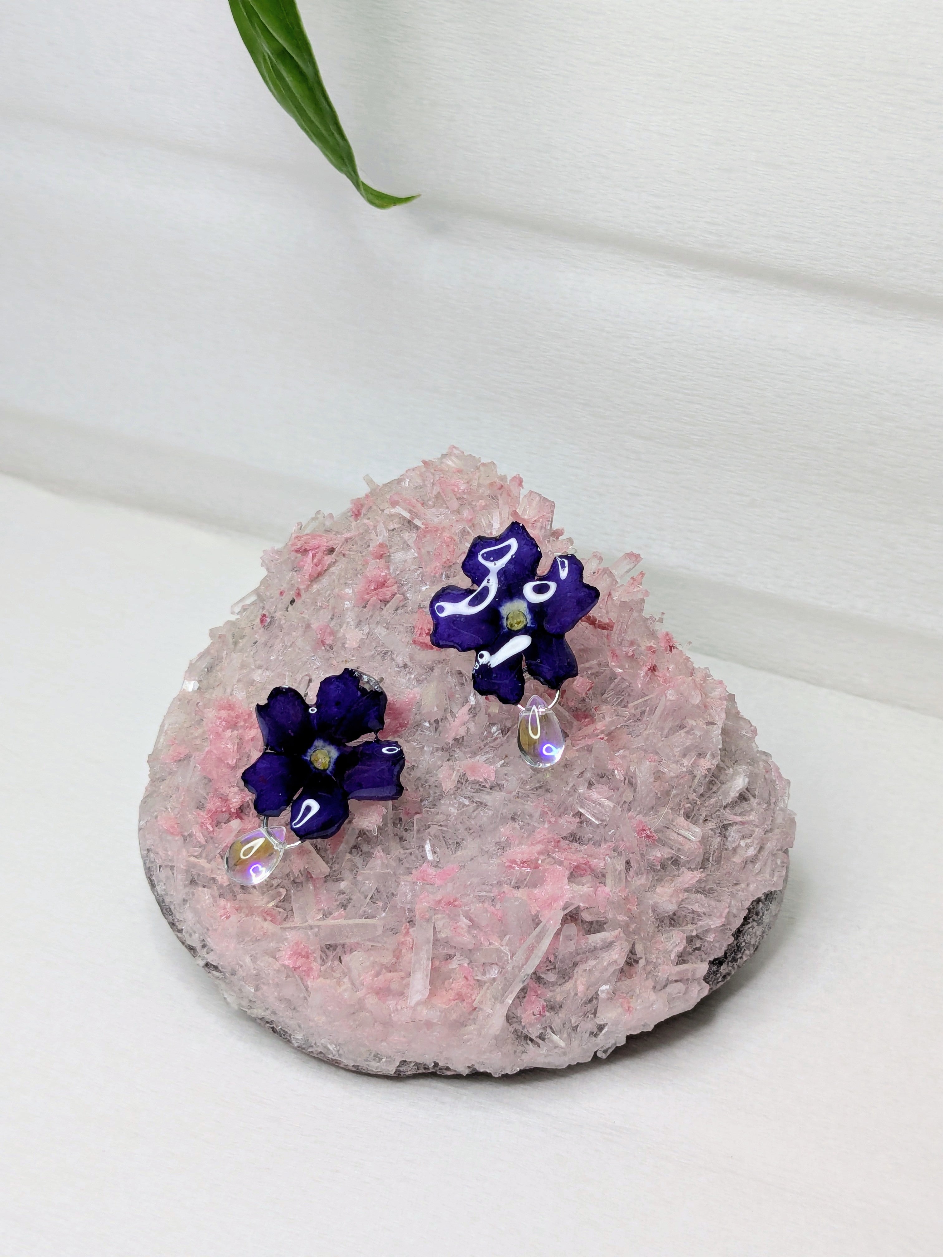 Boucles d'oreilles Verveines