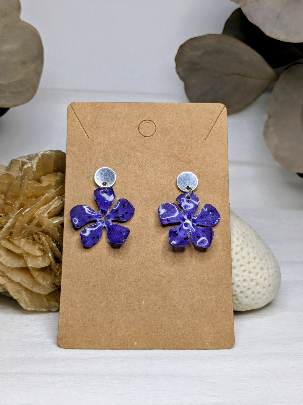 Boucles d'oreilles Pervenches