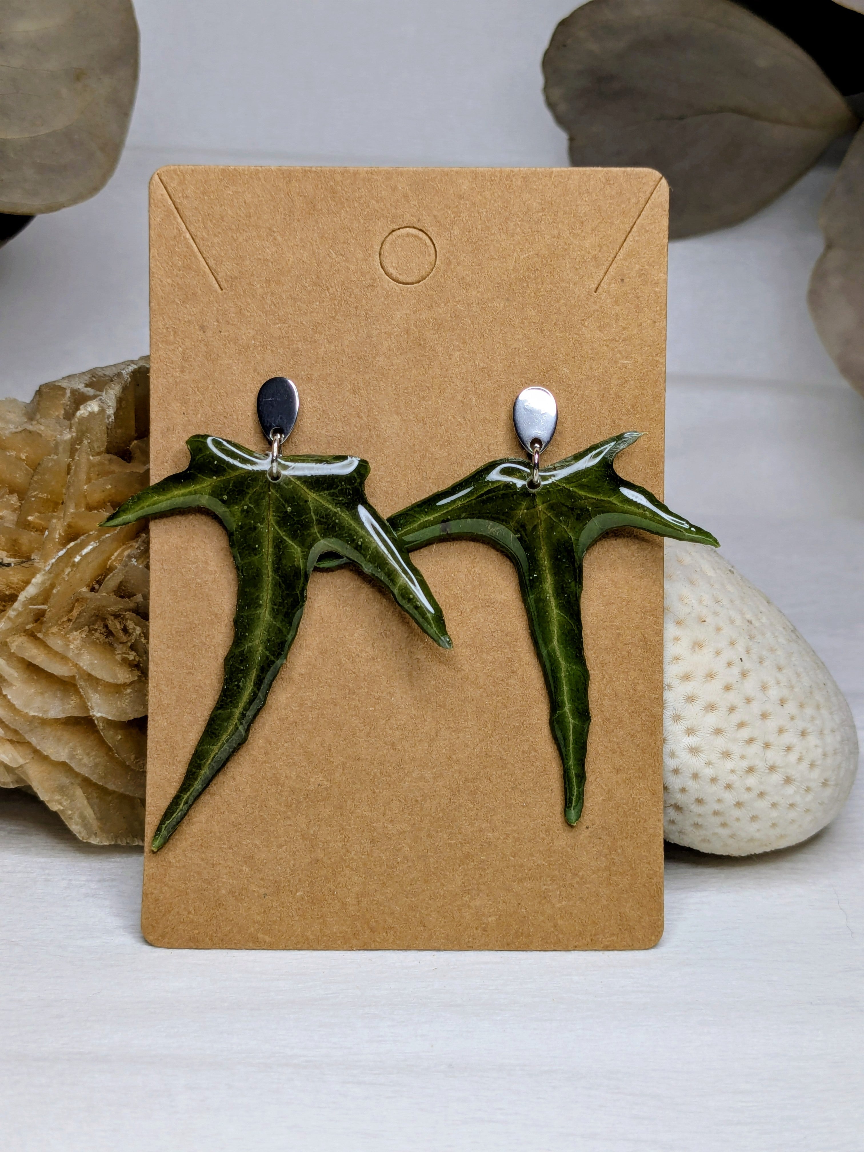 Boucles d'oreilles Lierre