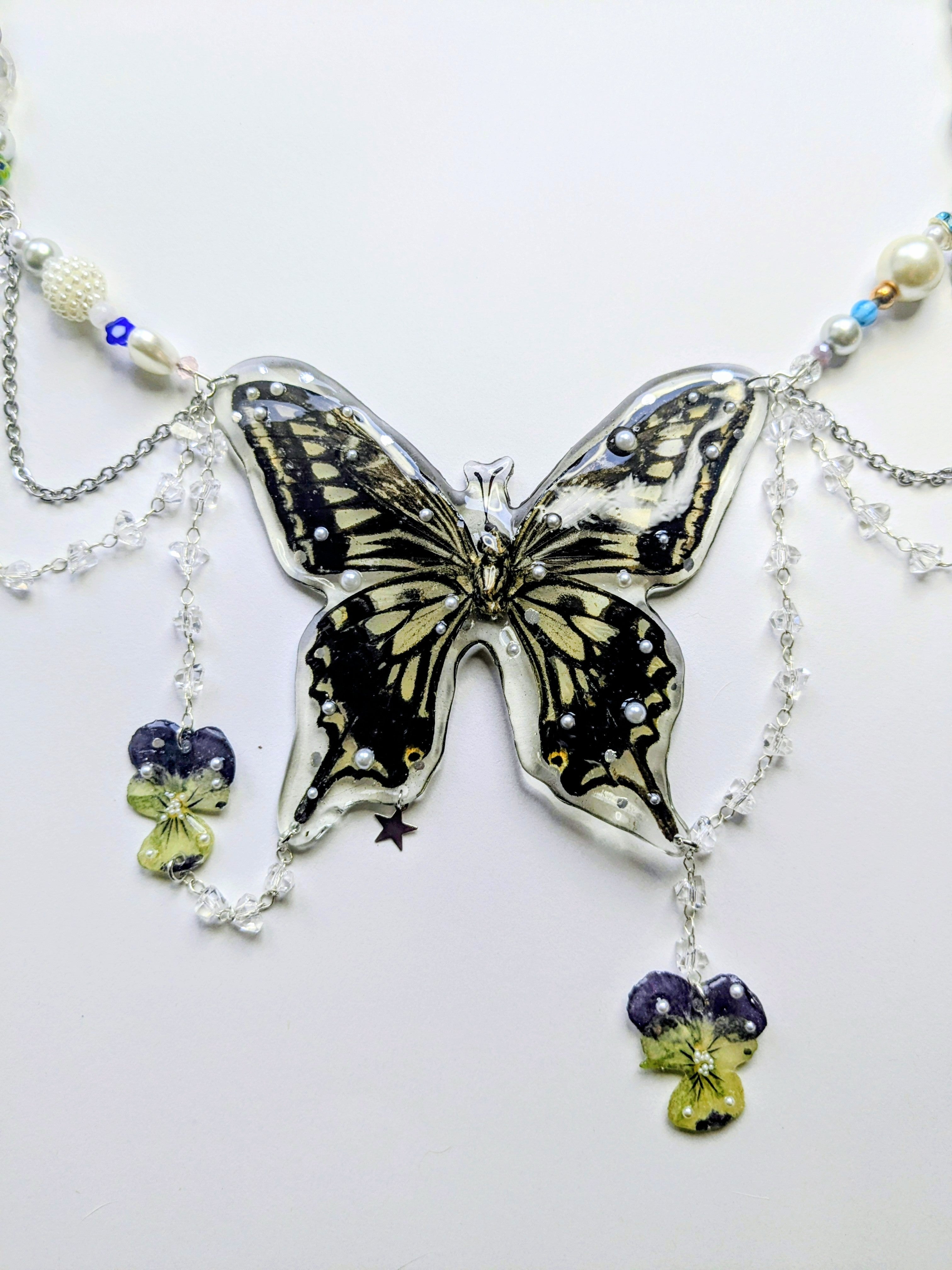 Collier Papillon Machaon
