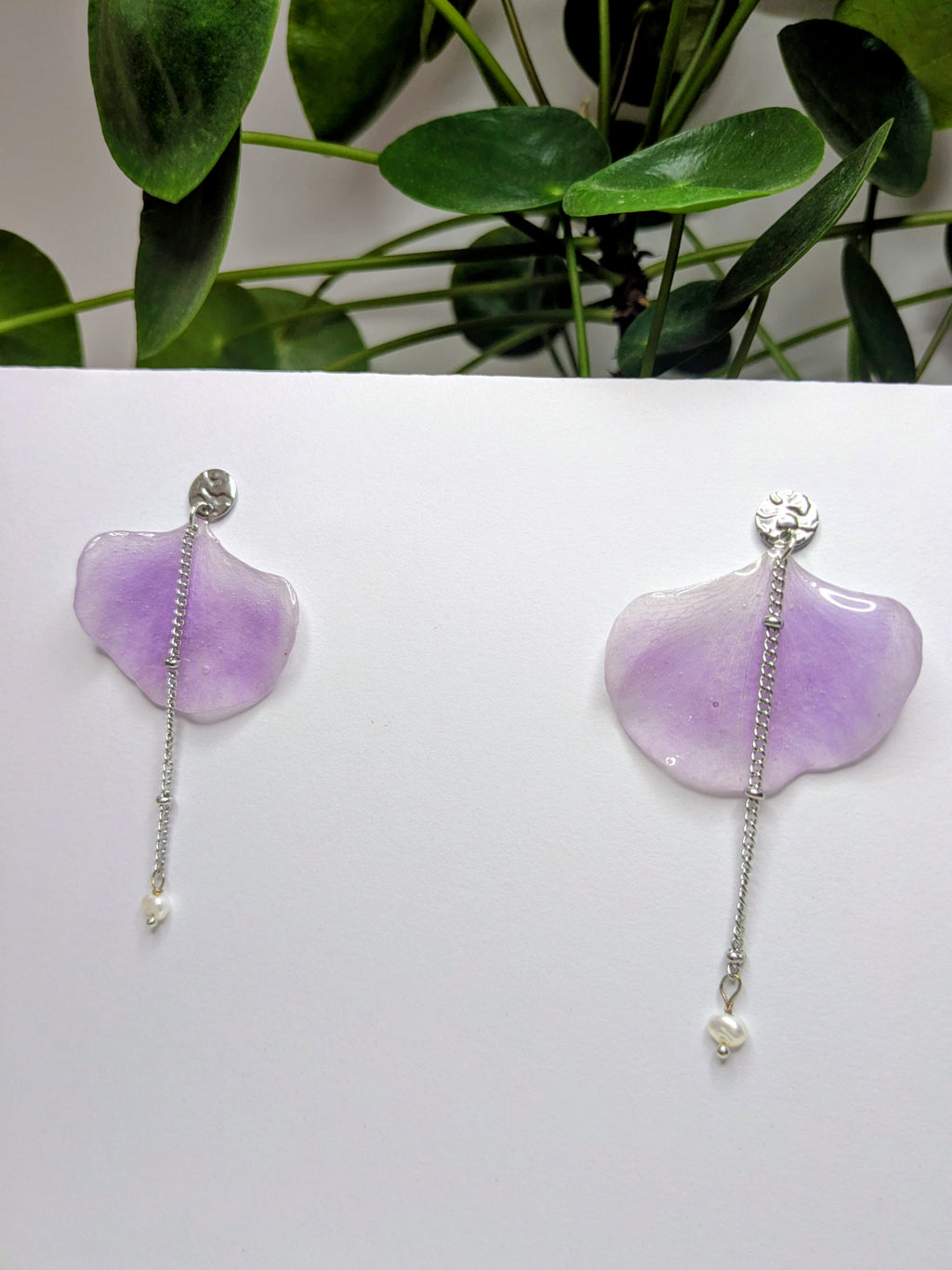 Boucles d'oreilles Orchidées