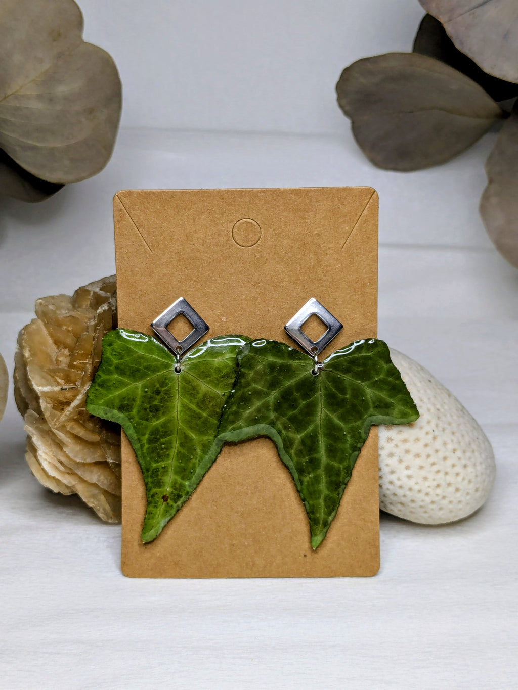 Boucles d'oreilles Lierre