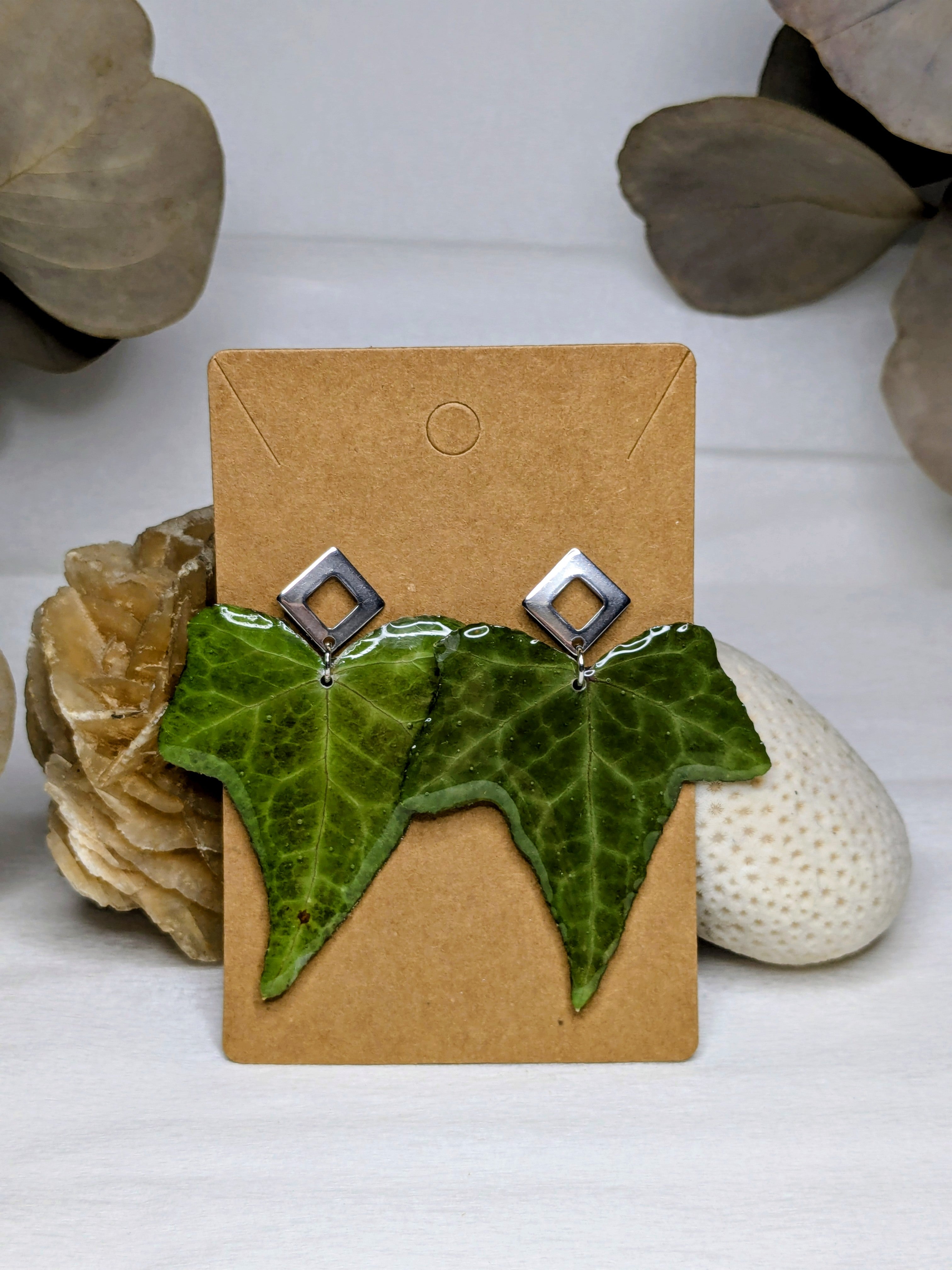 Boucles d'oreilles Lierre