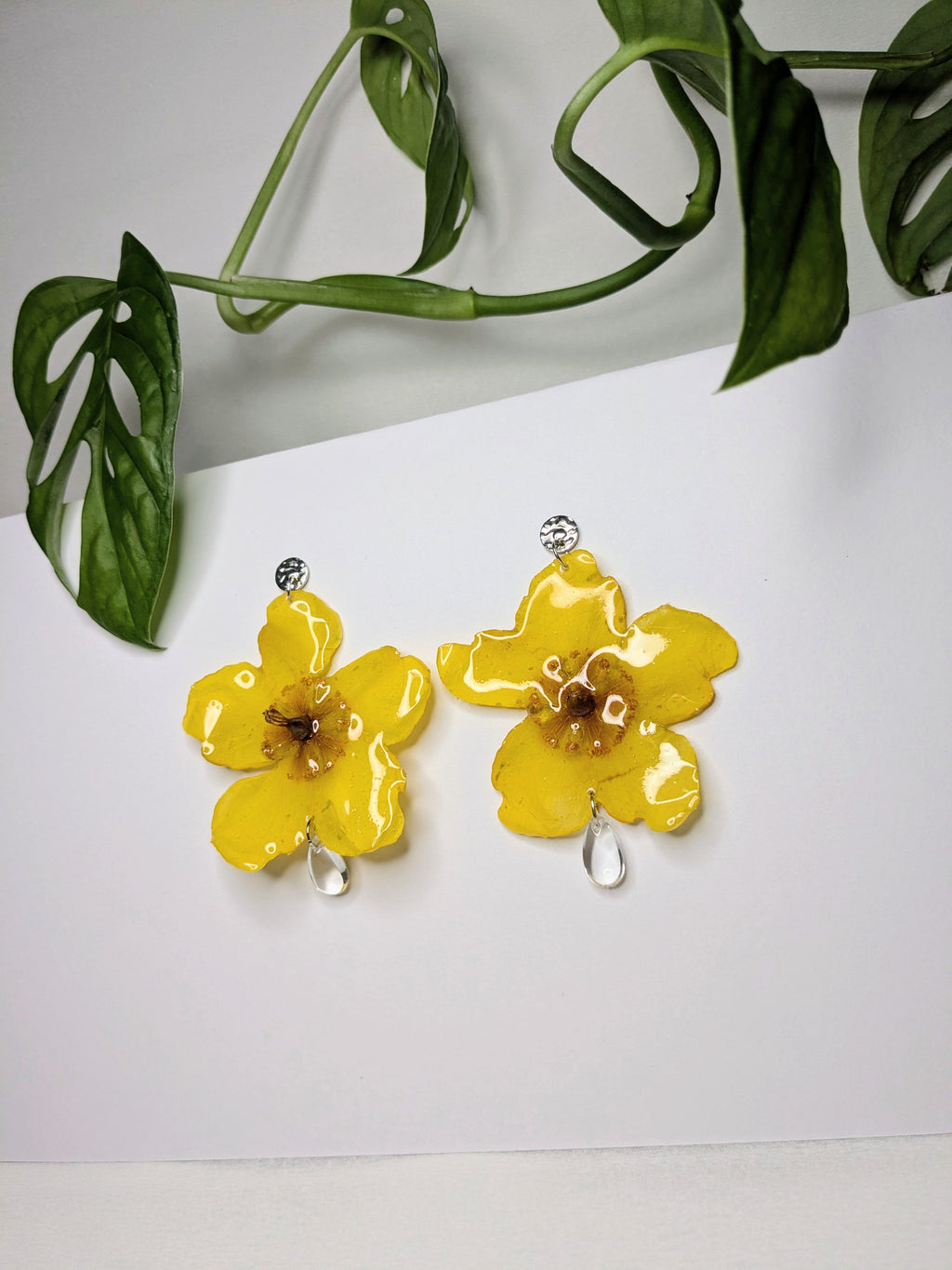 .Boucles d'oreilles Selene Millepertuis géantes