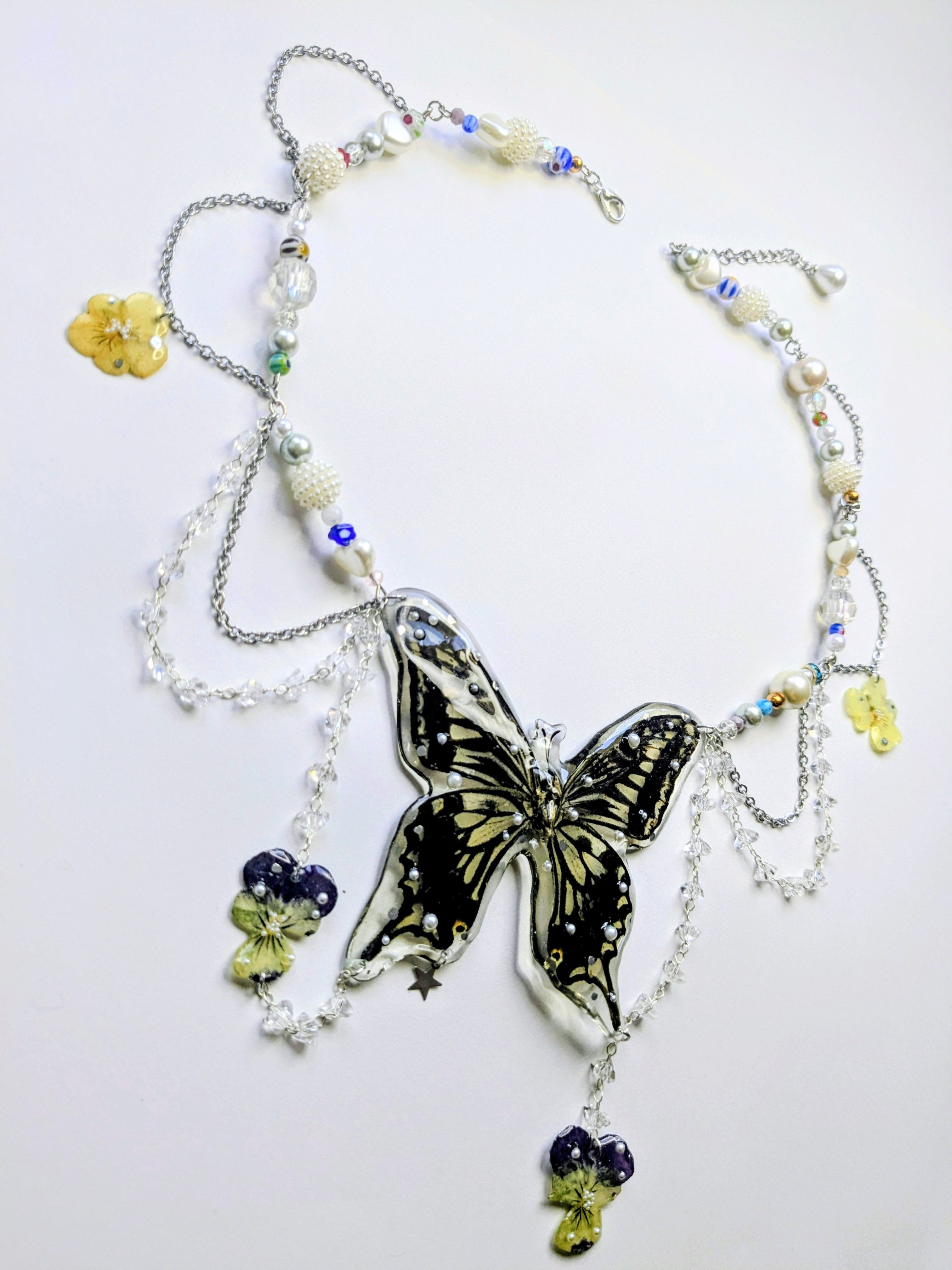 Collier Papillon Machaon