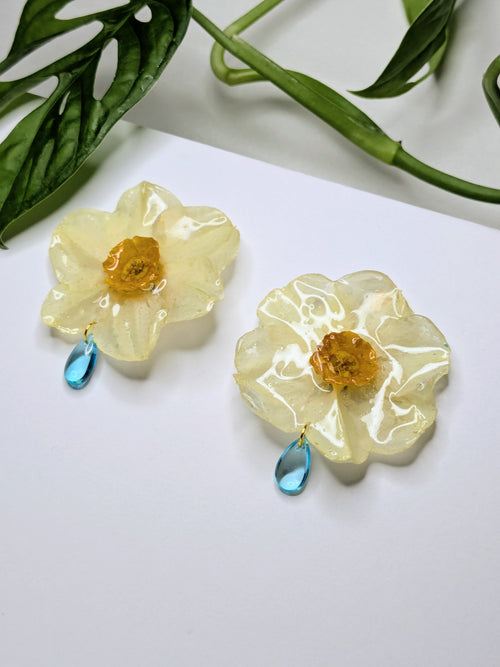 Boucles d'oreilles Elvira Narcisse géantes
