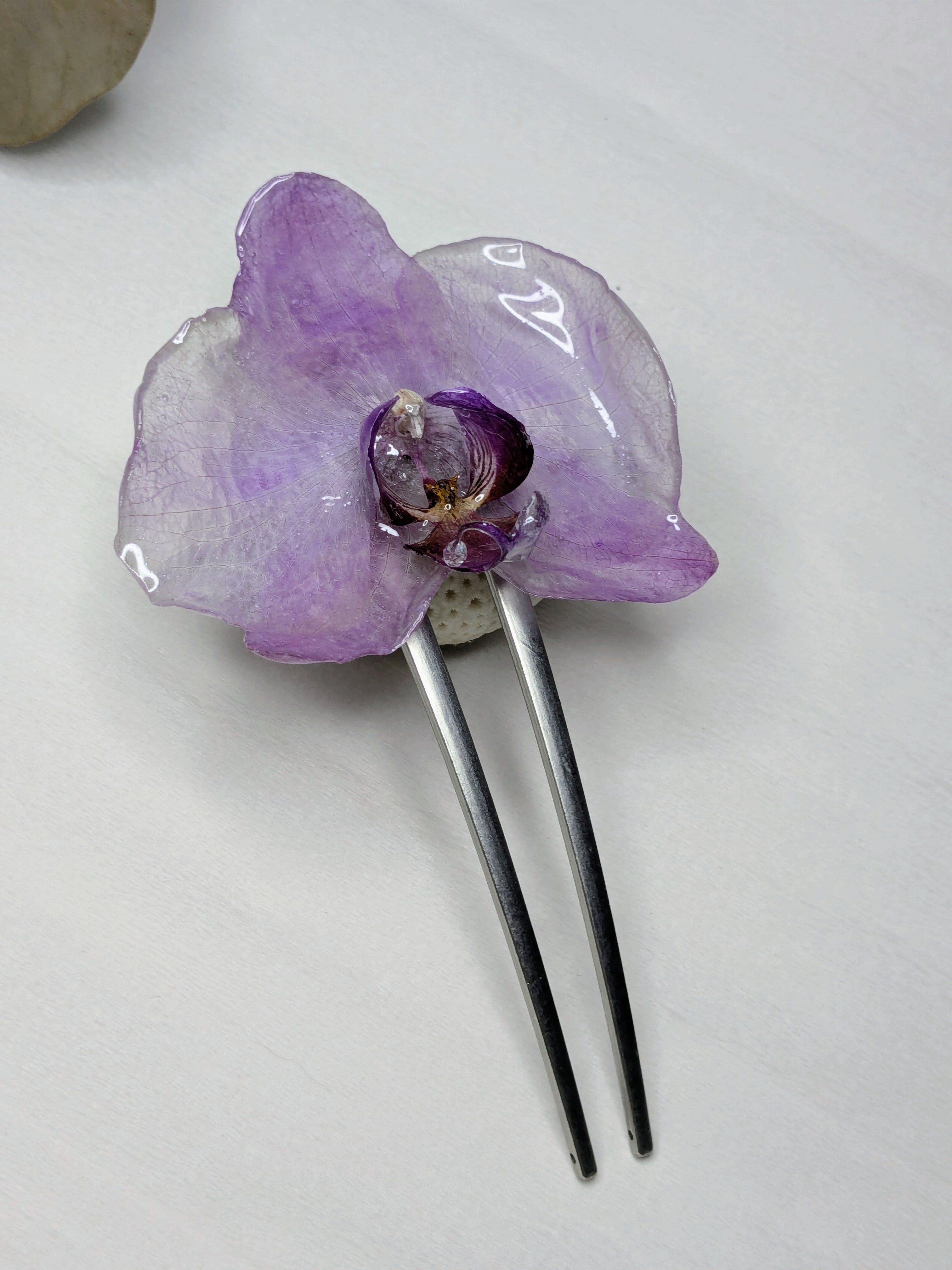 Pique à cheveux Orchidée