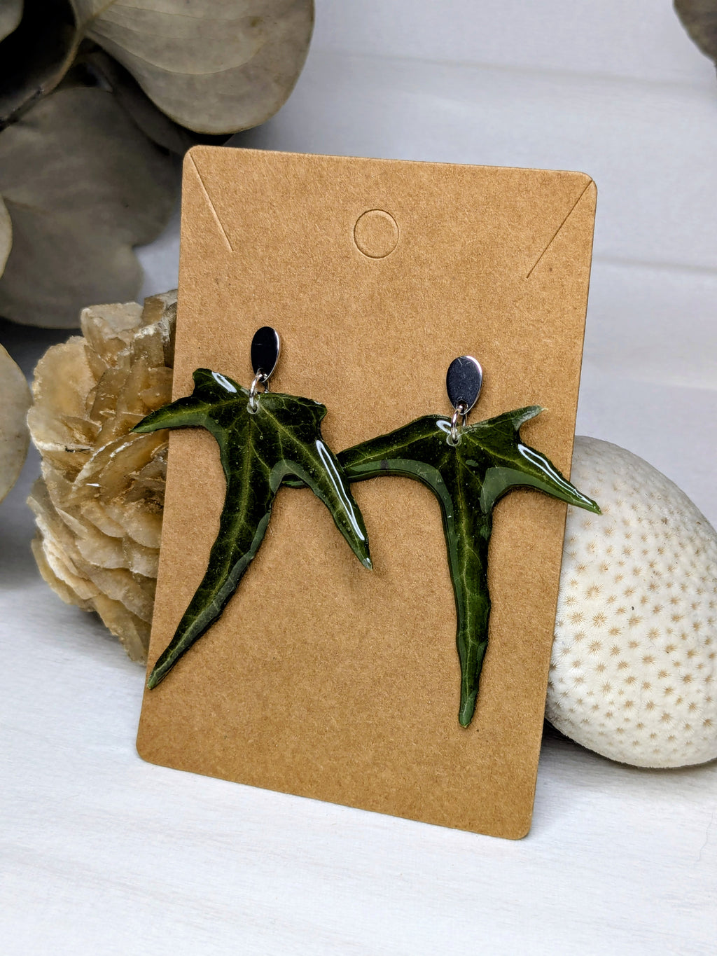 Boucles d'oreilles Lierre