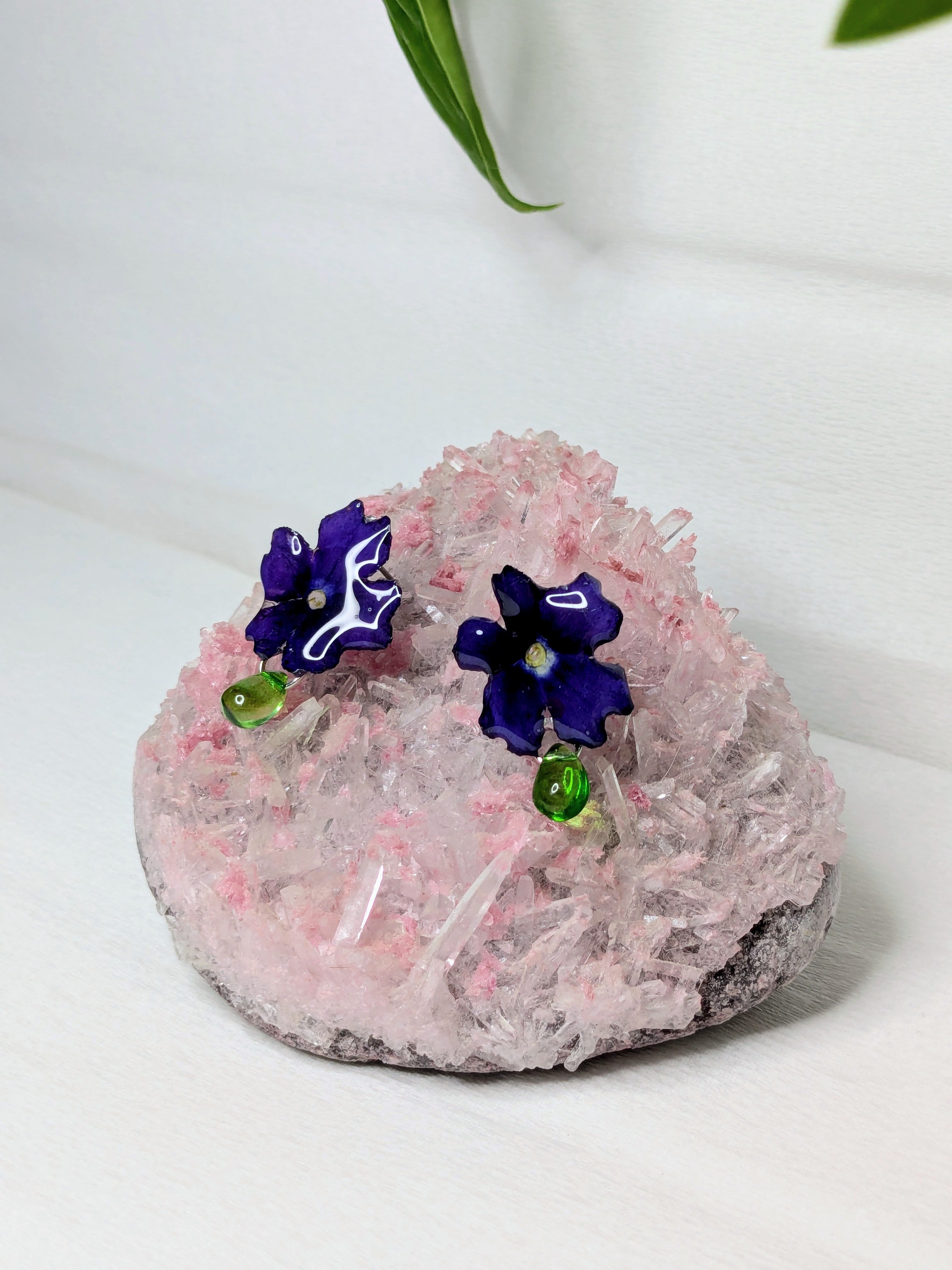 Boucles d'oreilles Verveines