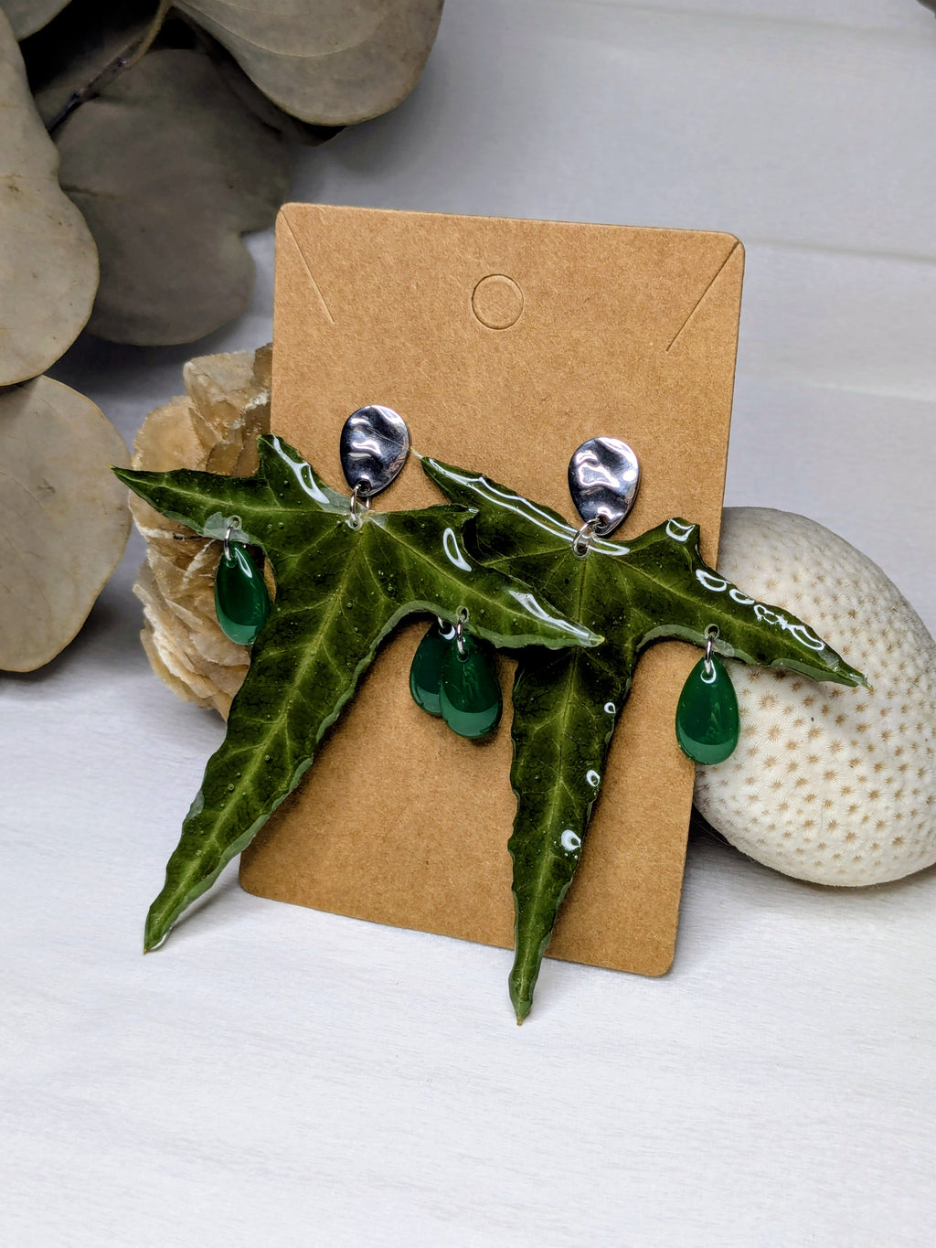 Boucles d'oreilles Lierre