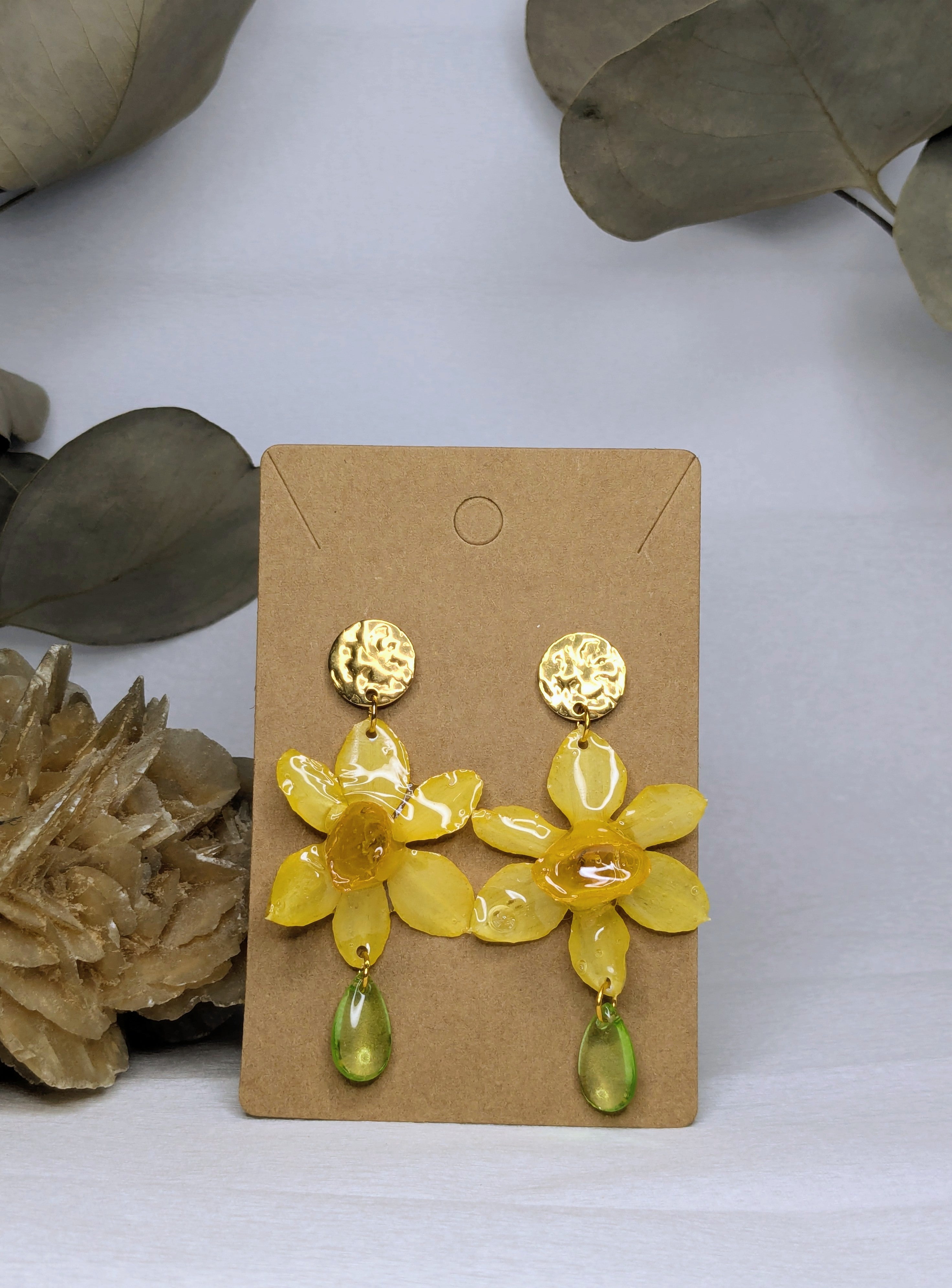Boucles d'oreilles Zéphira Mini Jonquilles