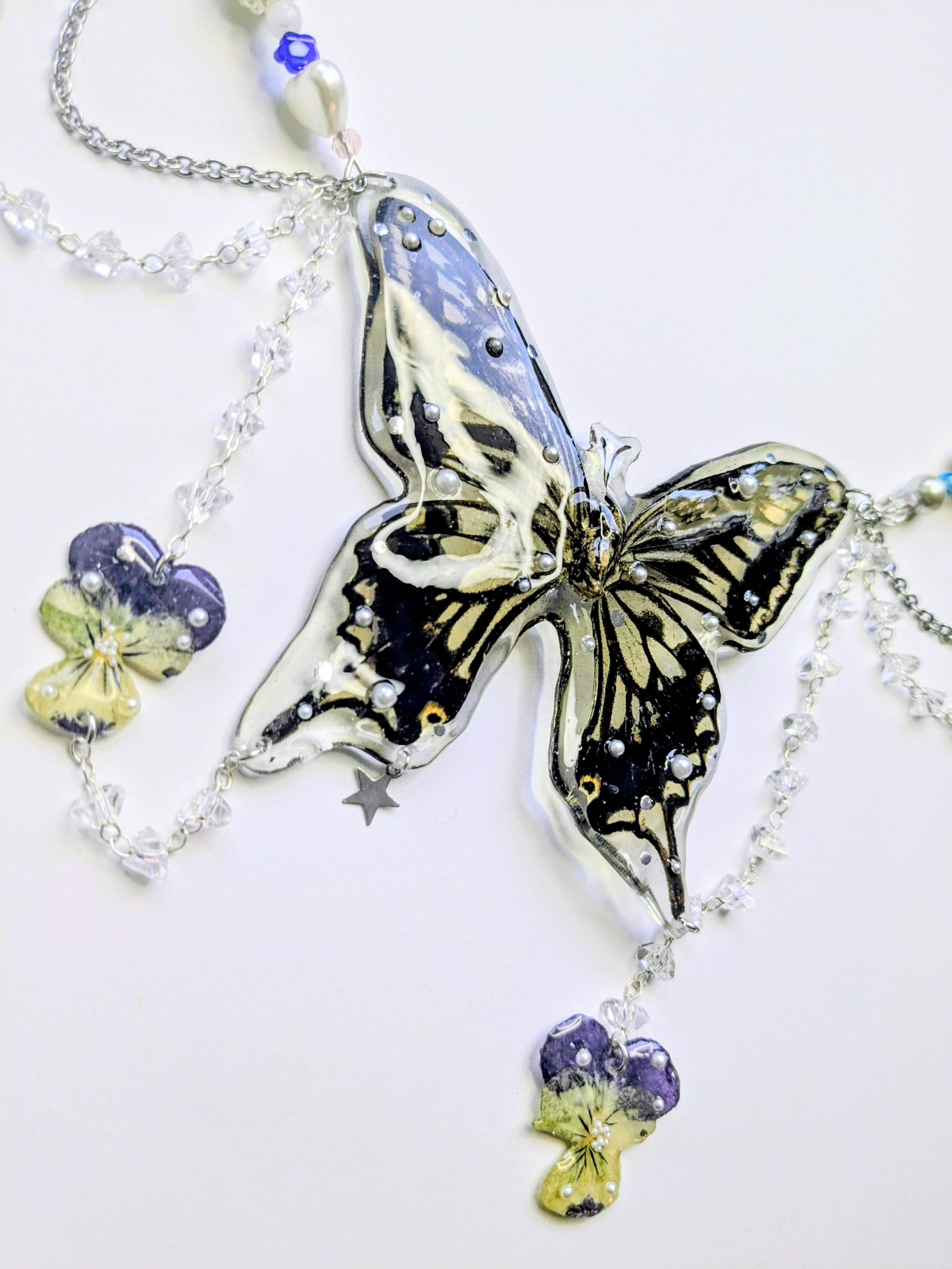 Collier Papillon Machaon