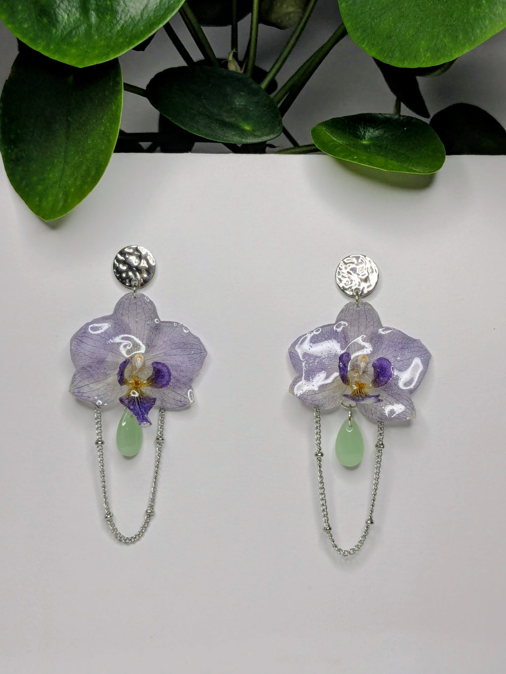 Boucles d'oreilles mini Orchidées
