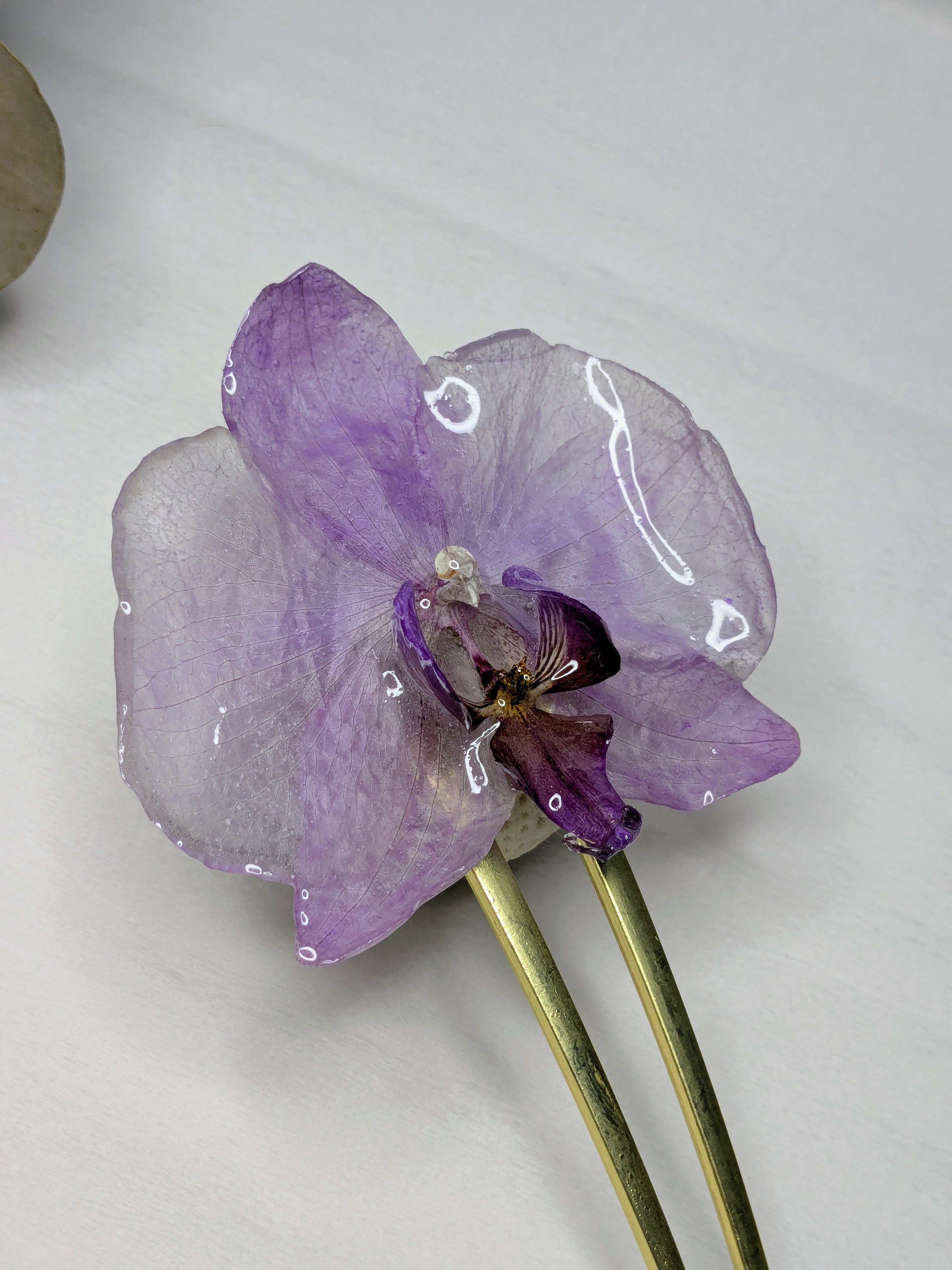 Pique à cheveux Orchidée