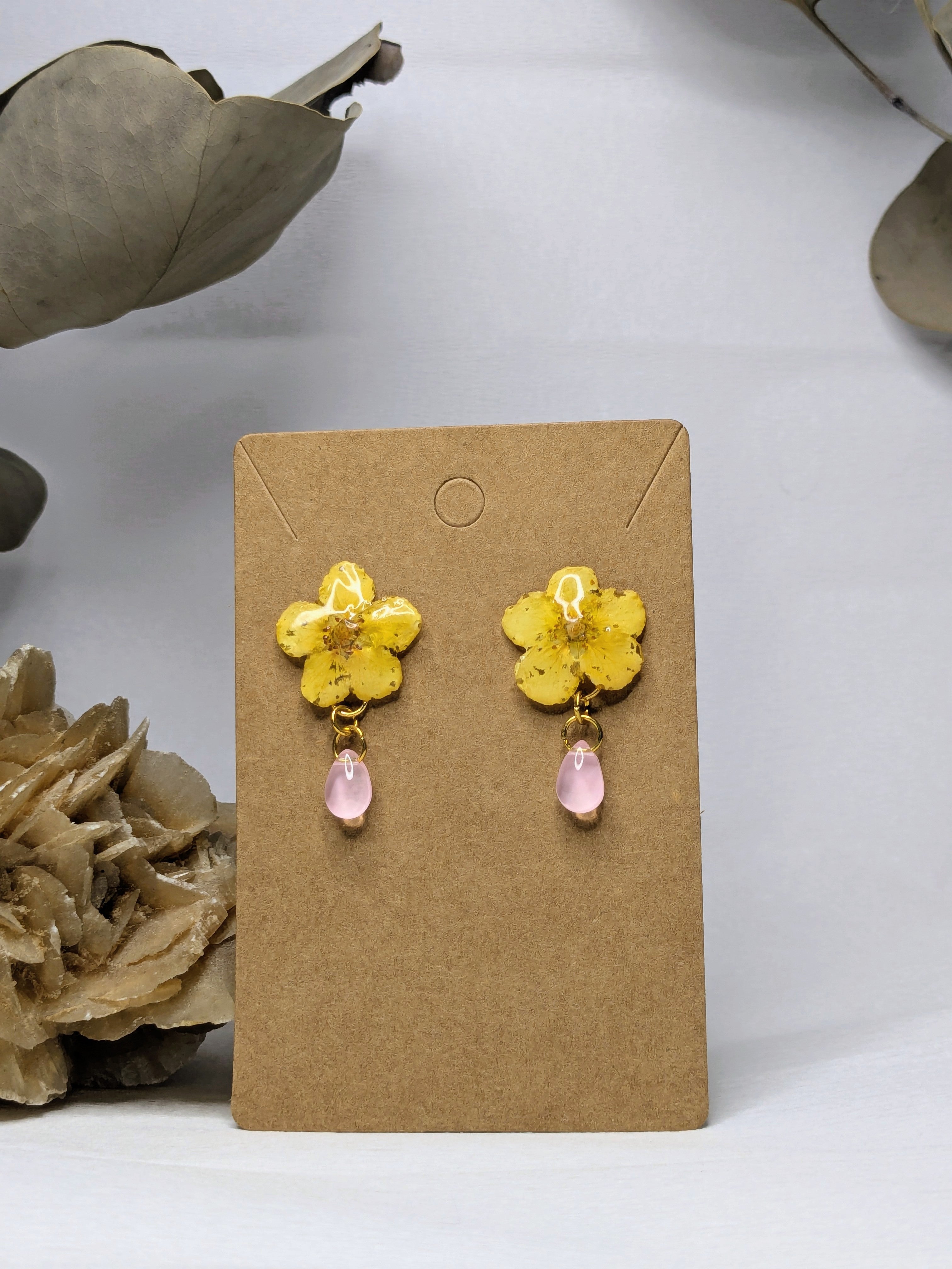 Boucles d'oreilles Potentilles