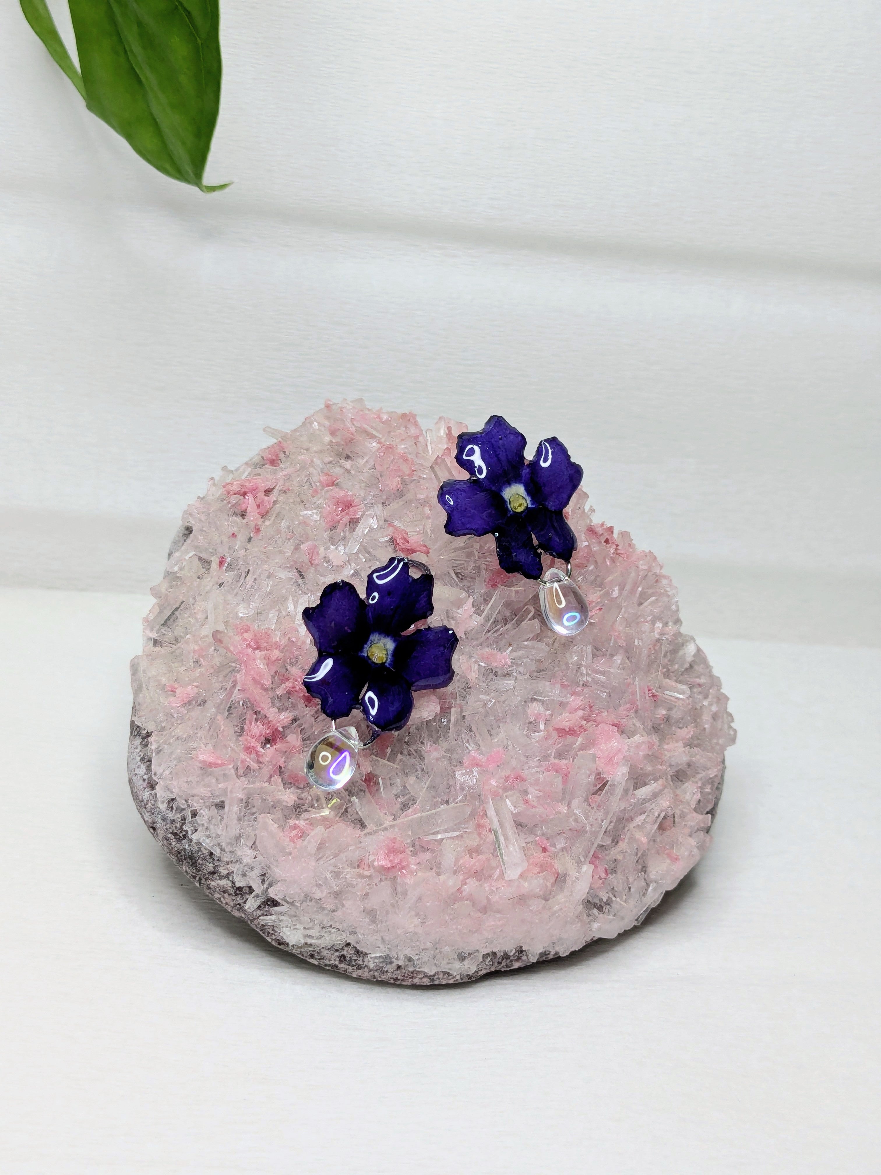 Boucles d'oreilles Verveines