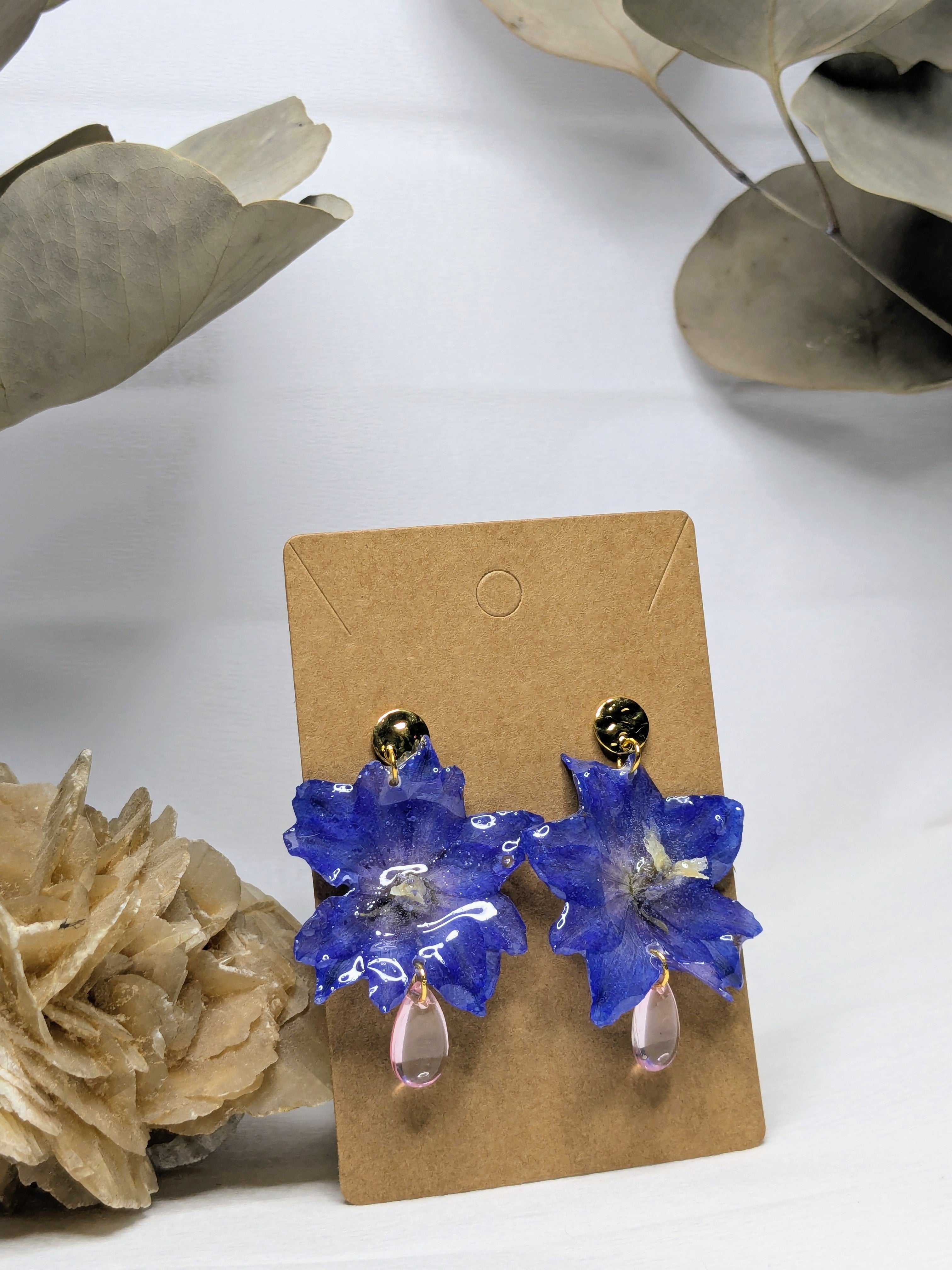 Boucles d'oreilles Selene Delphinium