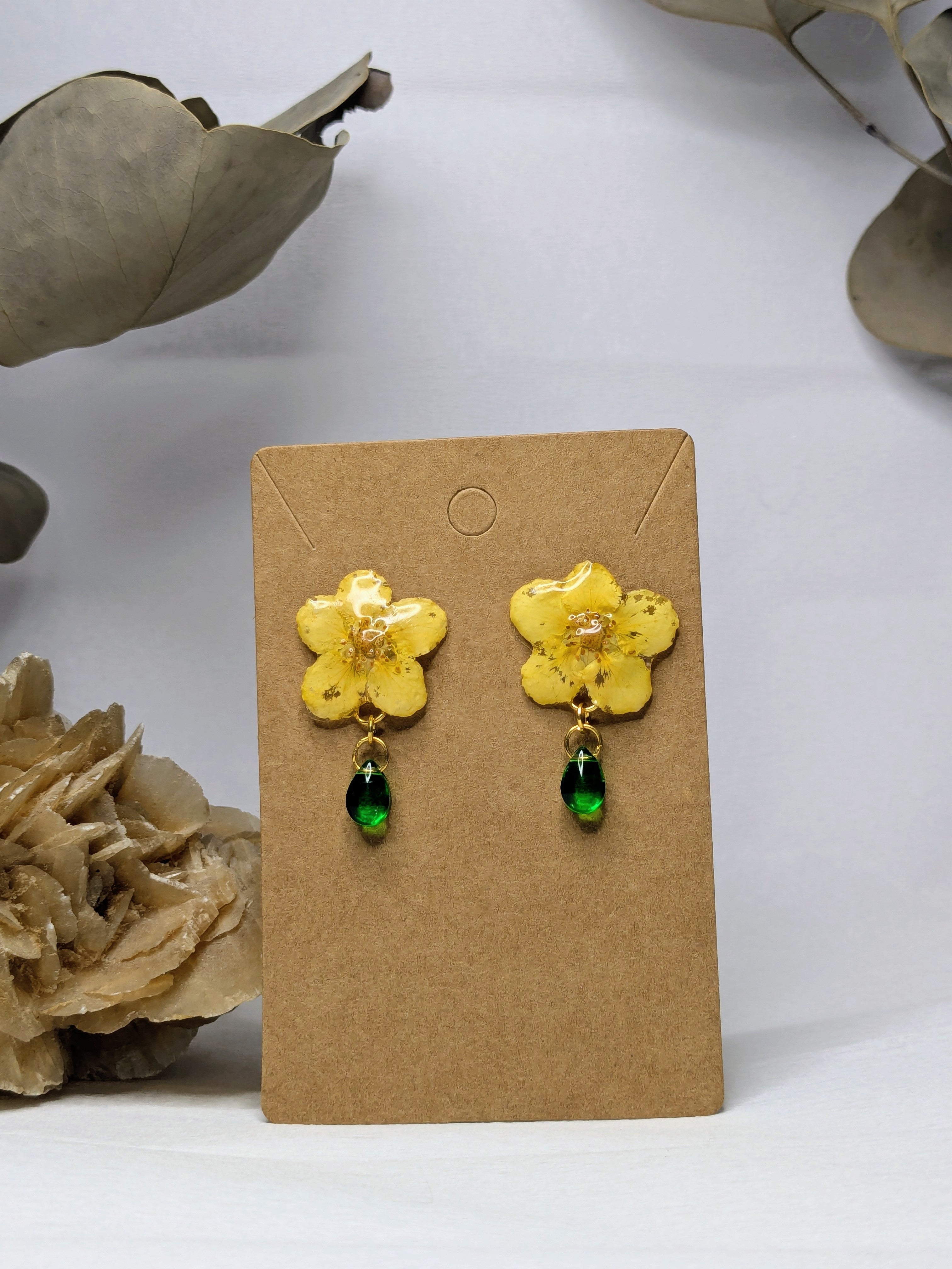 Boucles d'oreilles Potentilles