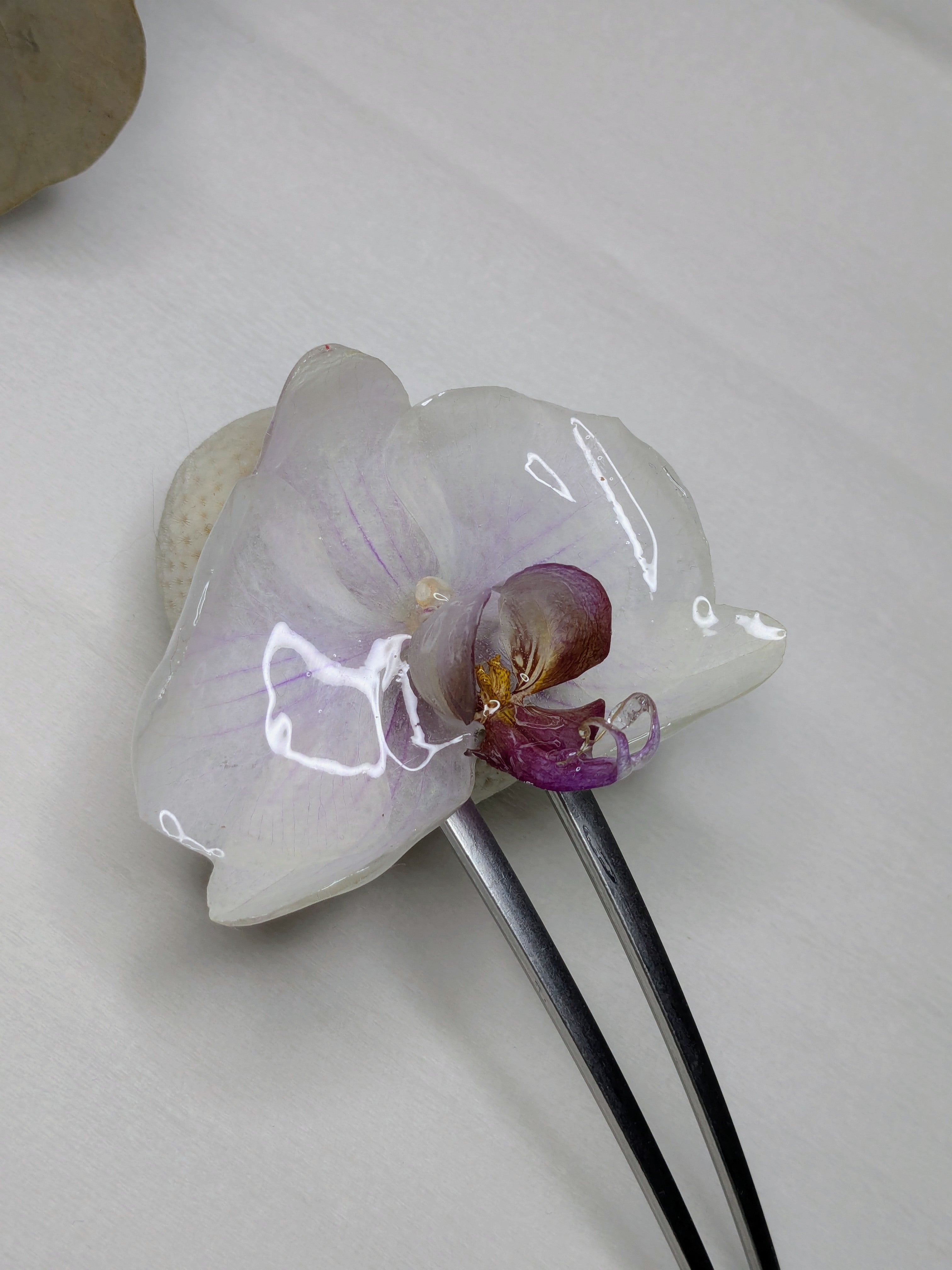 Pique à cheveux Orchidée