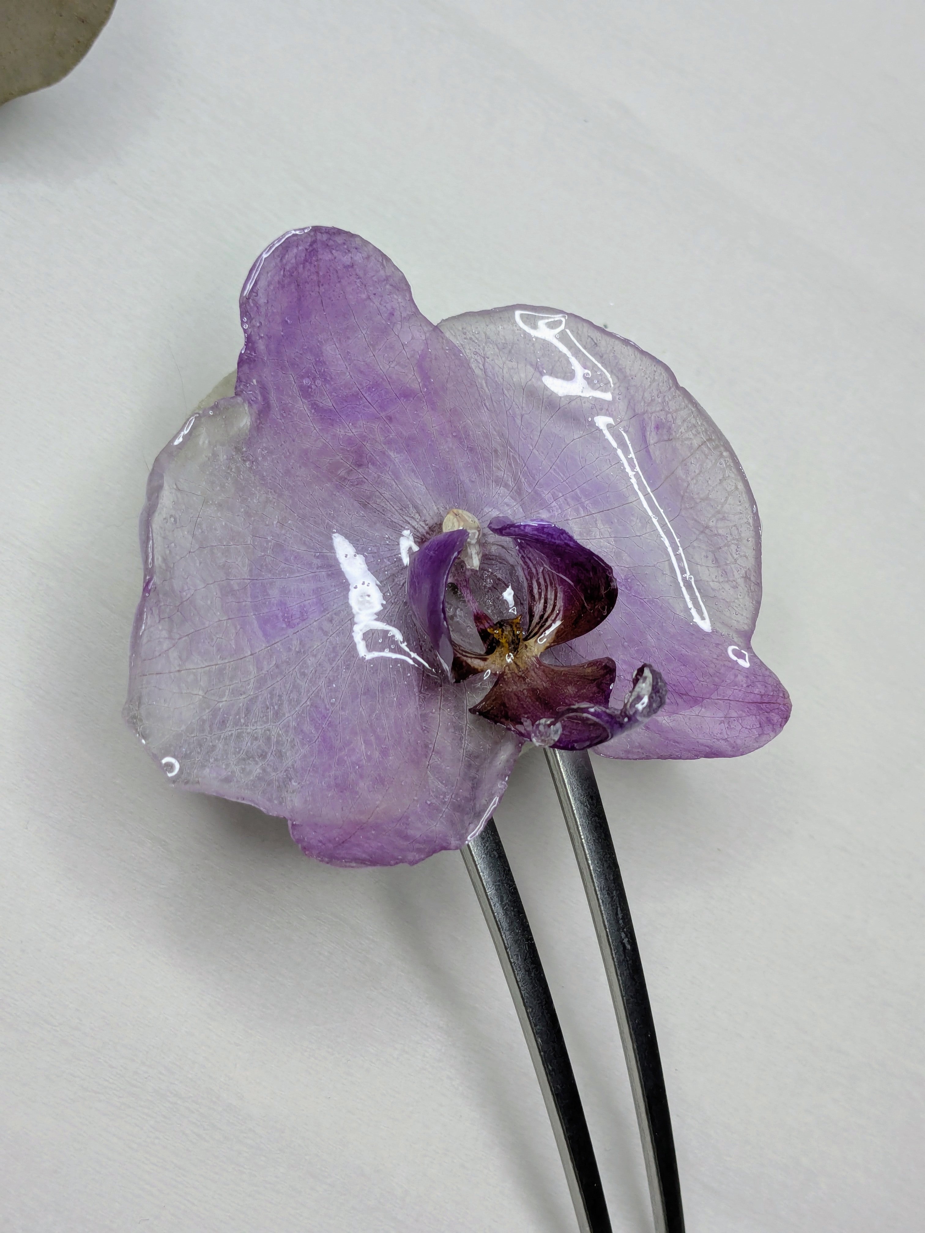 Pique à cheveux Orchidée
