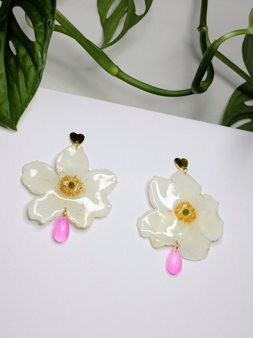 Boucles d'oreilles Freya Anémones géantes