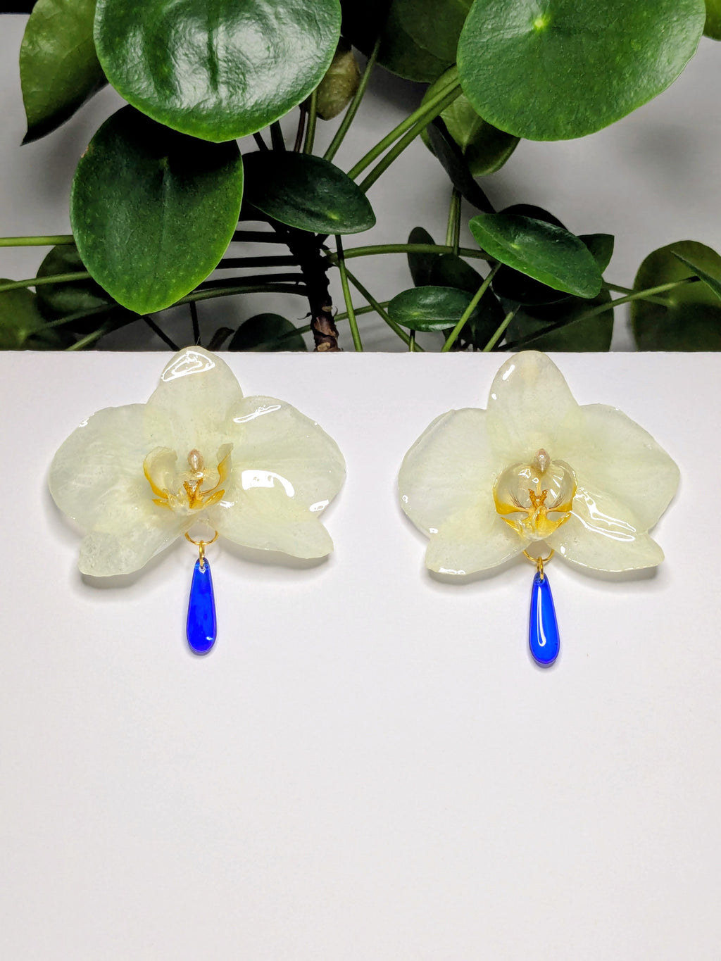 Boucles d'oreilles Orchidées