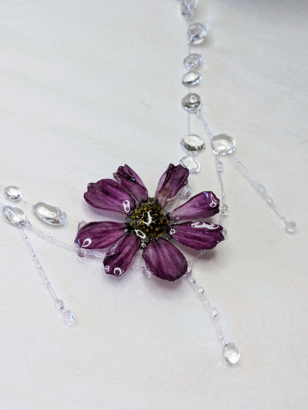 Collier Cosmos pluie