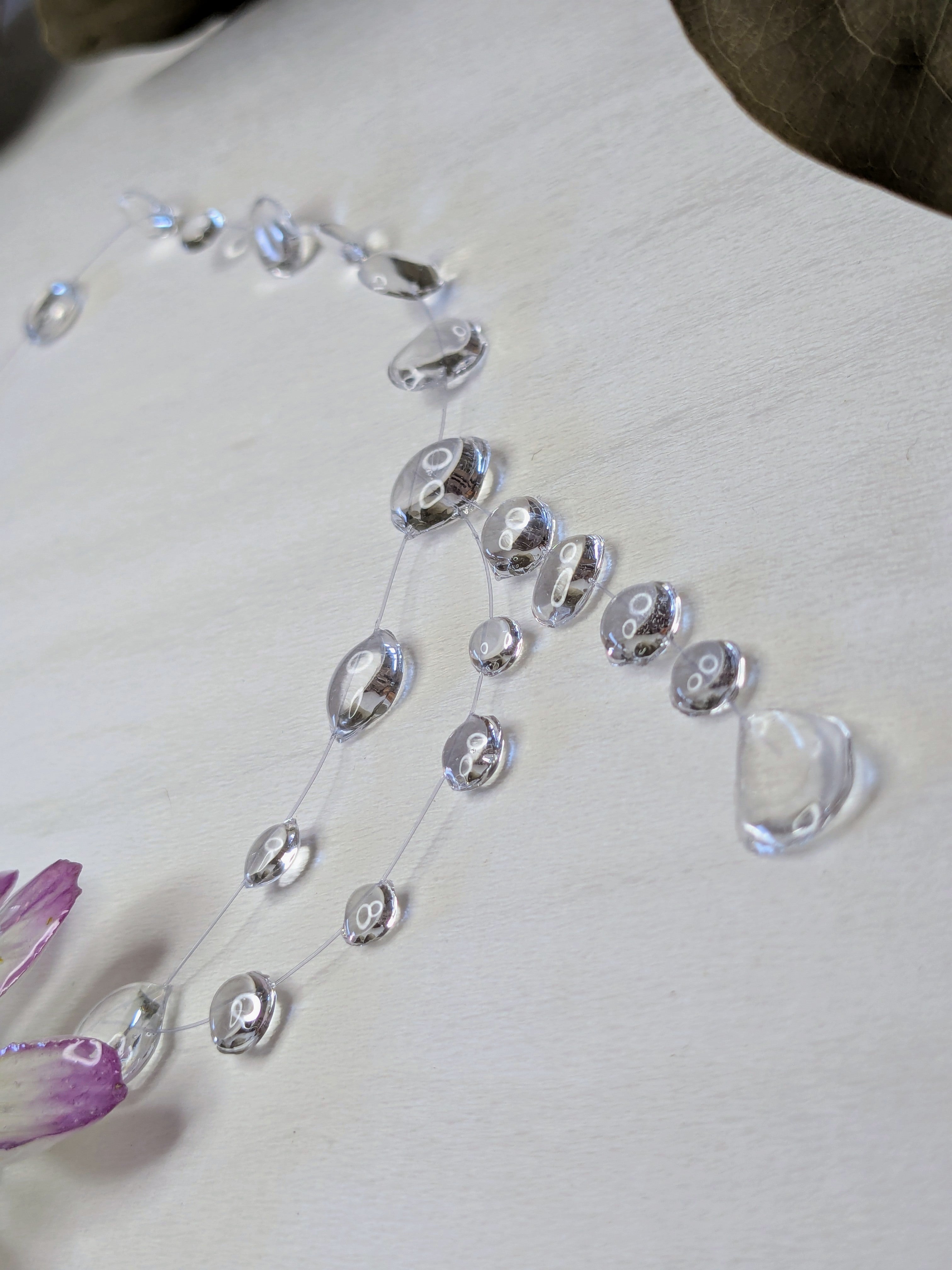 Collier Cosmos pluie