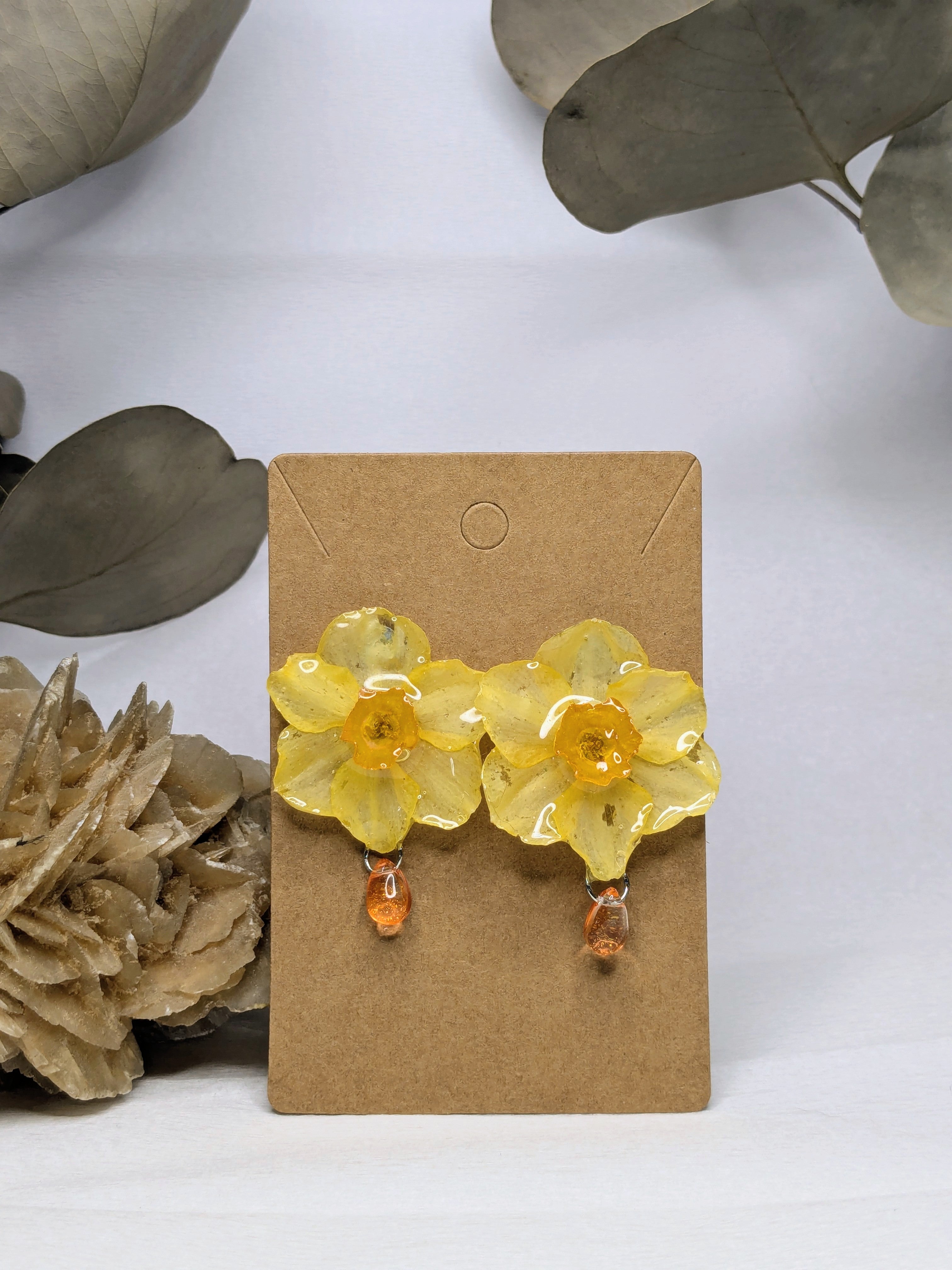 Boucles d'oreilles Mini Narcisses
