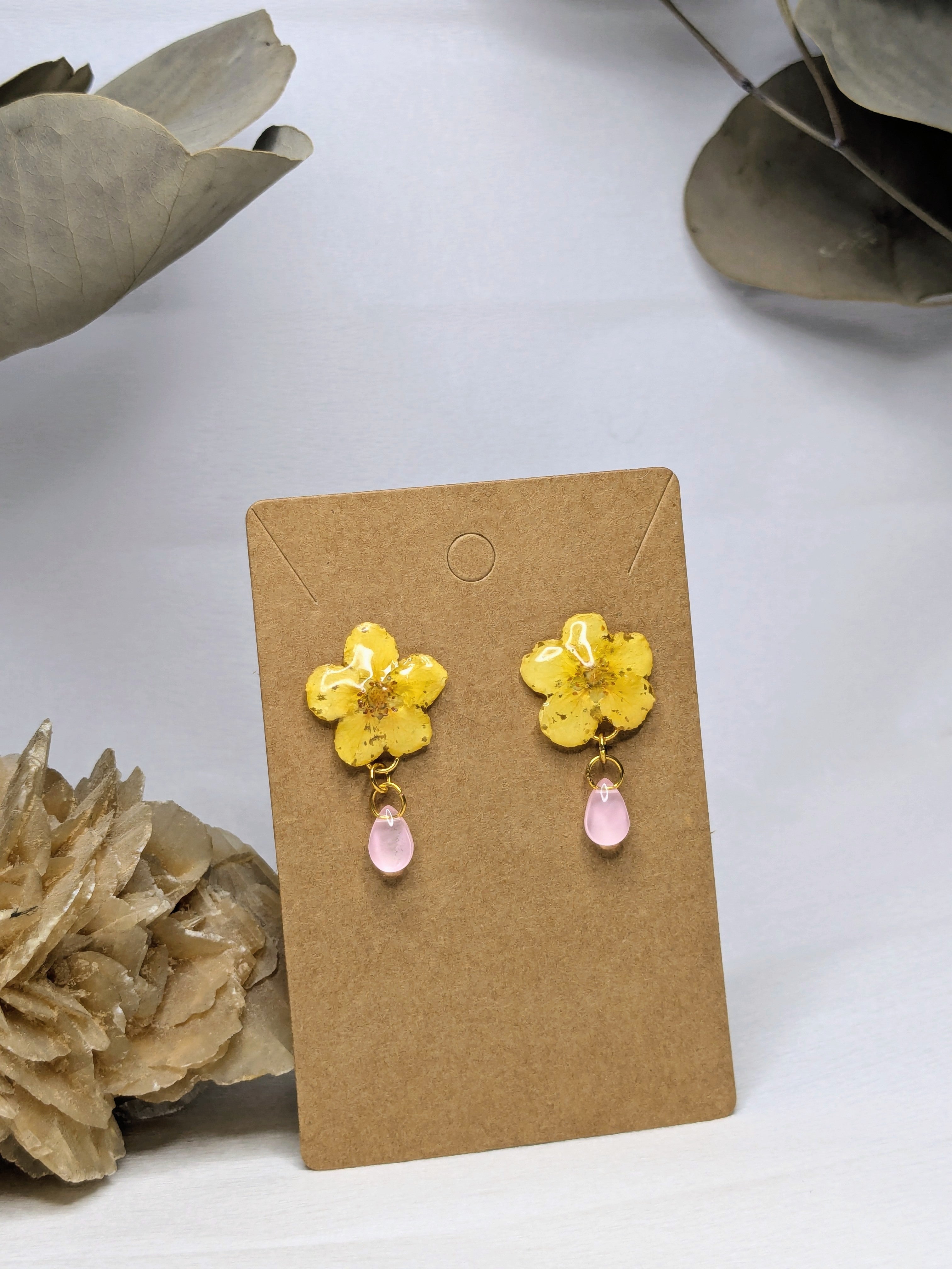 Boucles d'oreilles Potentilles