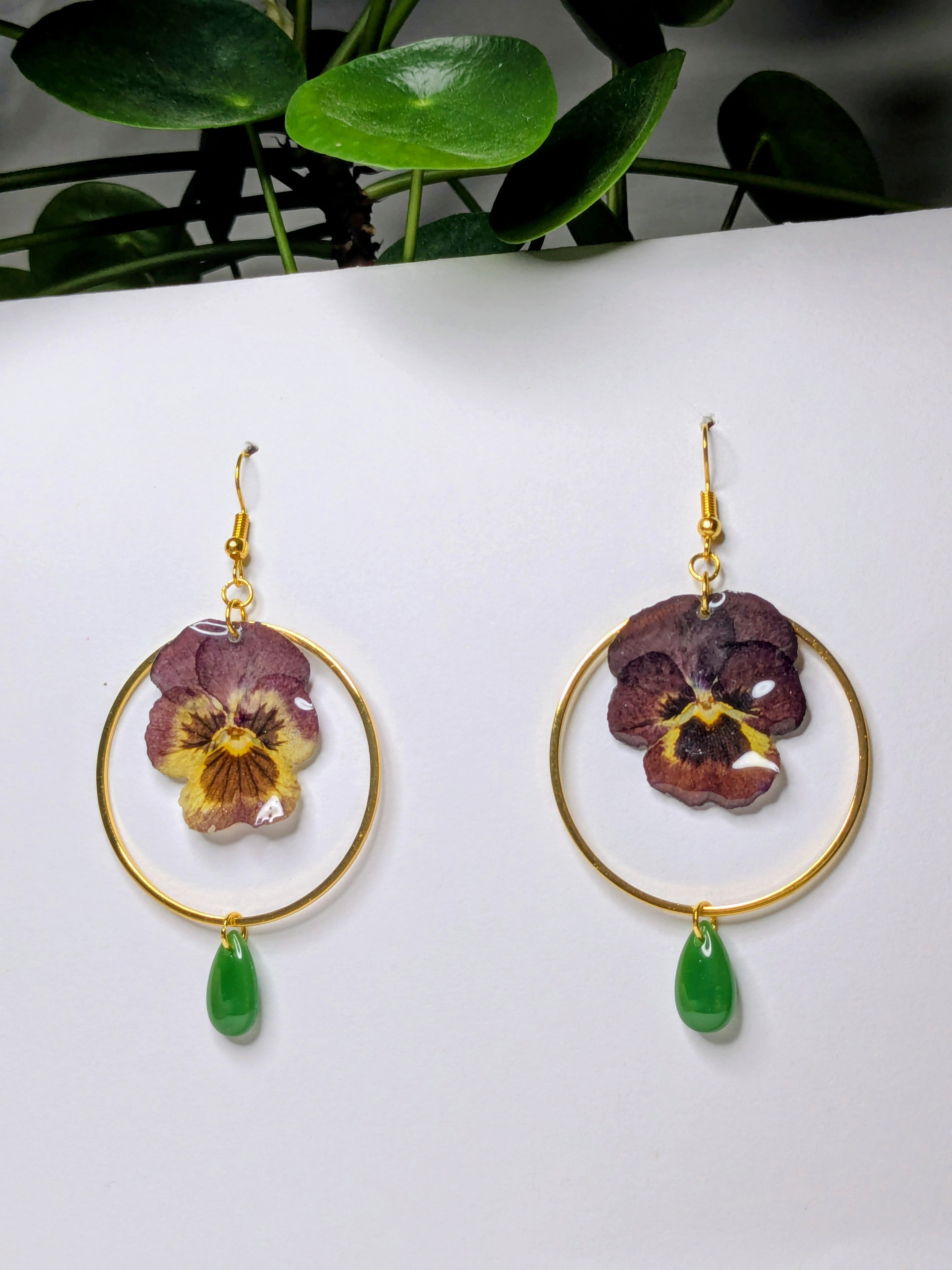 Boucles d'oreilles Lilith Pensées